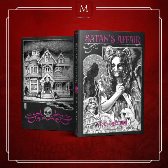 SIGNED Mystic Box – HD Carlton – Where’s Molly and Satan’s Affair – Book NEW