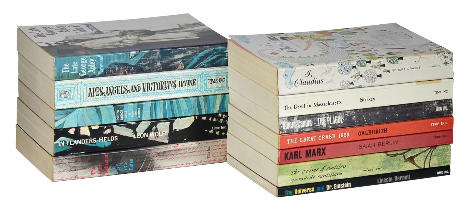 Lot 12 Vintage PB Classics Time Inc Reading Program 1960s Fiction Non-Fiction