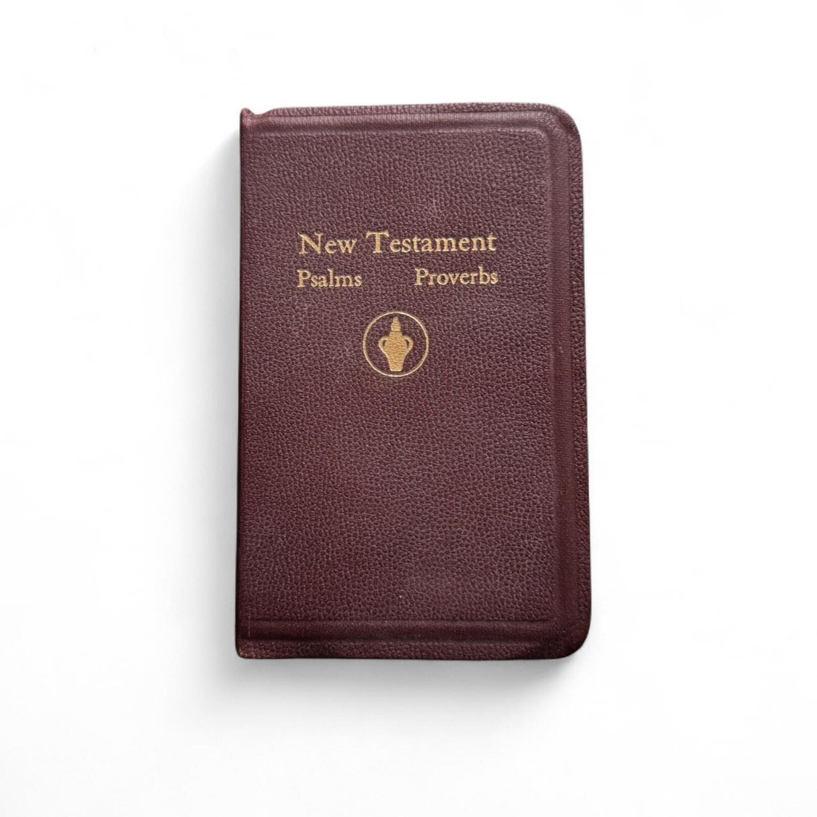 Vintage New Testament Psalm and Proverbs King James Version Pocket Mini Sized
