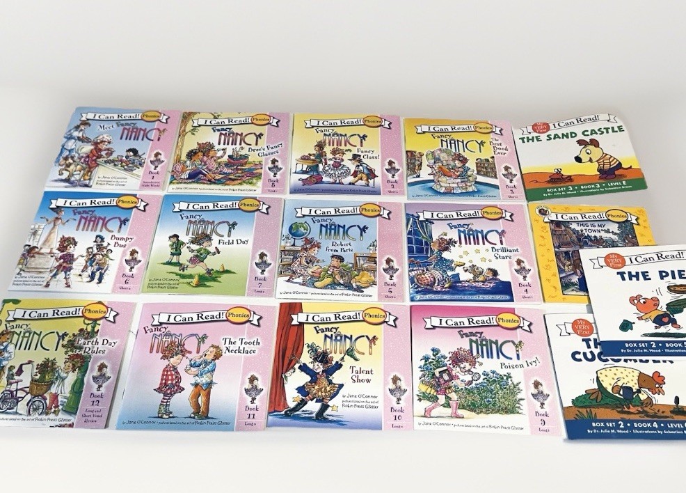 Fancy Nancy Childrens Book Phonics Fun I Can Read Early Readers Lot 16