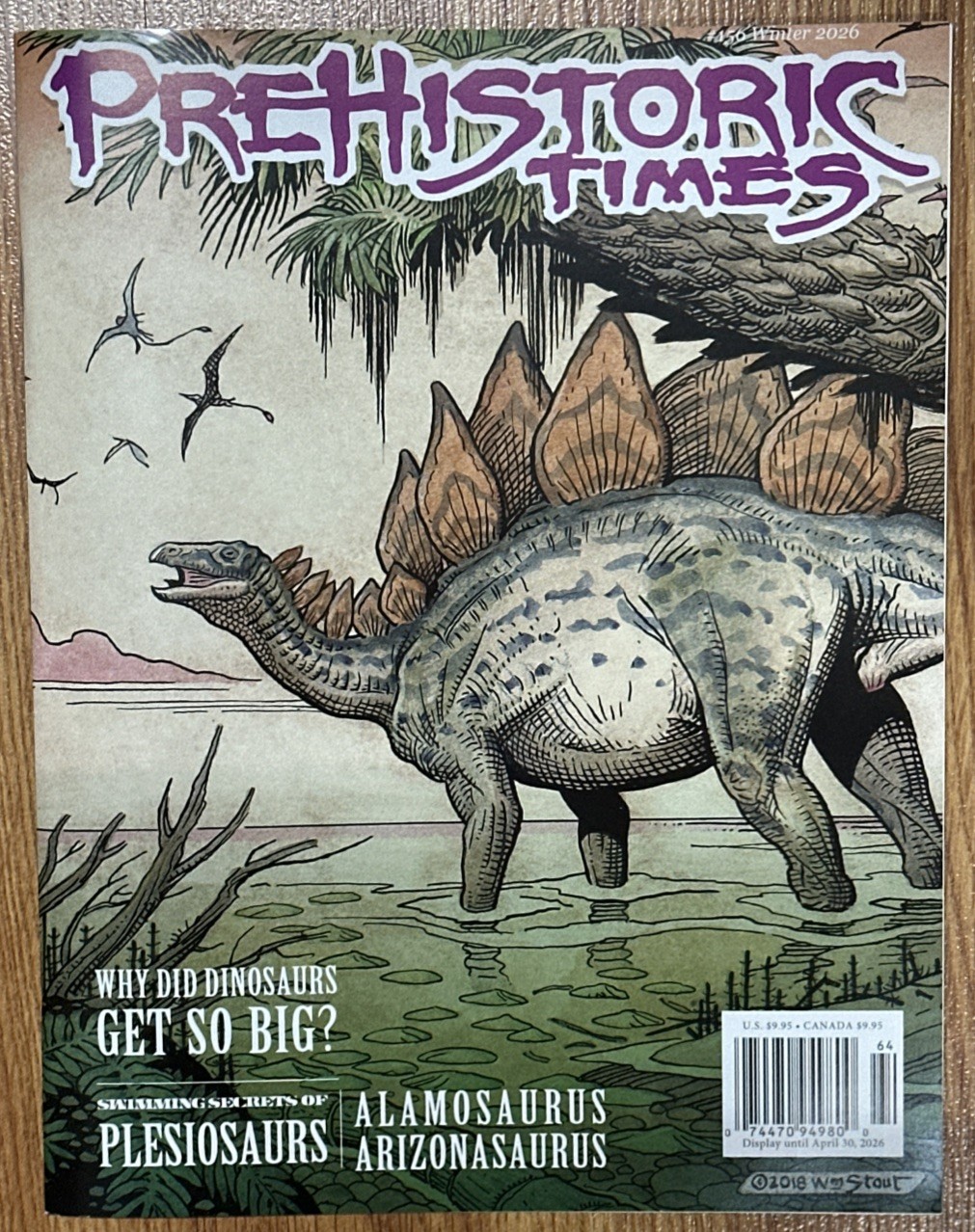 Prehistoric Times dinosaur magazine Winter 2026 Issue 156