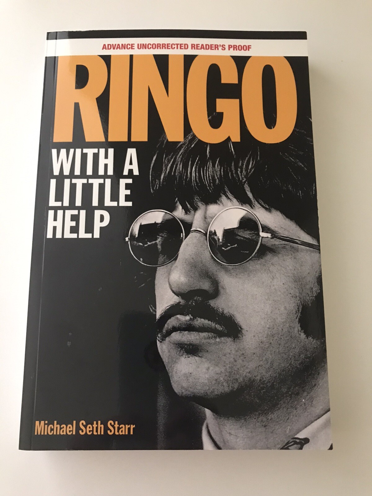 Ringo With a Little Help-Michael Seth Starr-Author-Signed Advance Reader’s Proof