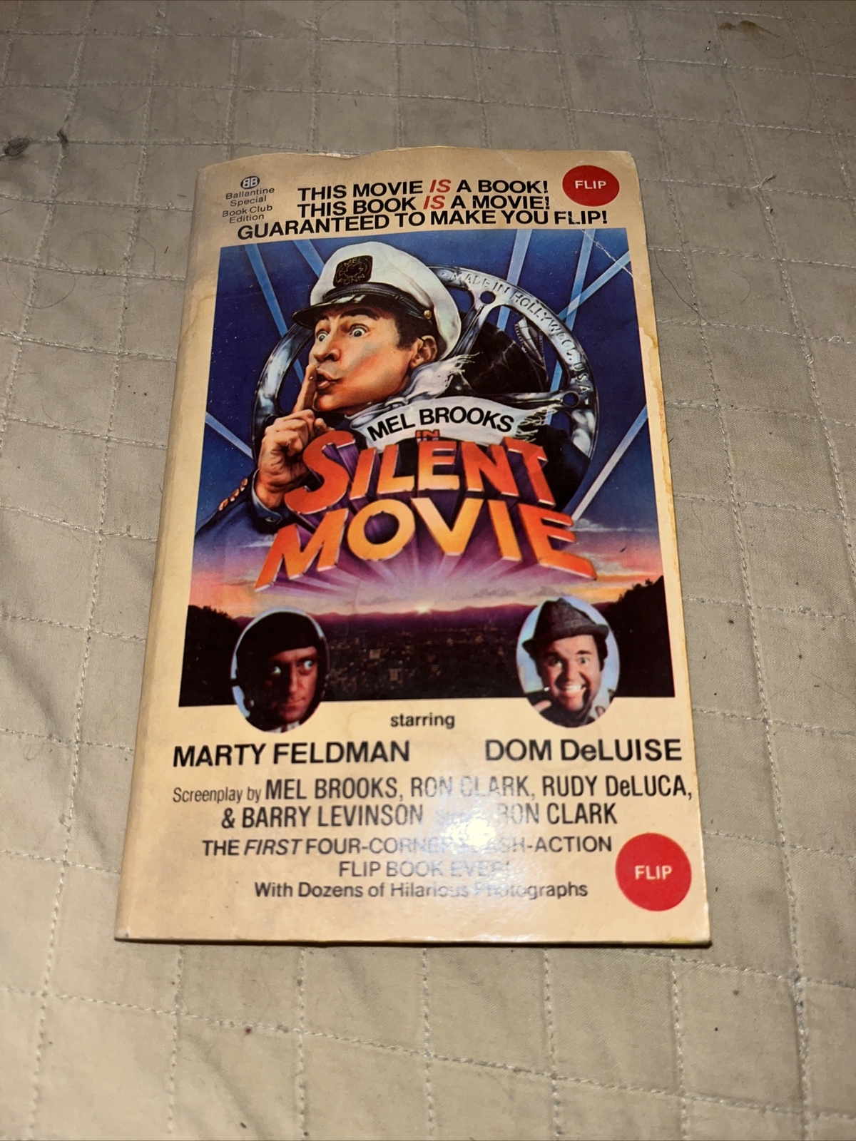 SILENT MOVIE 1976 MEL BROOKS PHOTOS MARTY FELDMAN , MOVIE TIE-IN Used Pocket