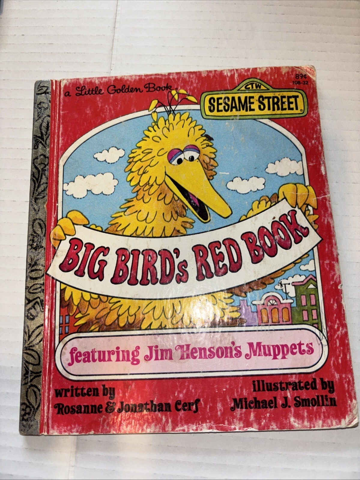 1977 – Big Bird’s Red Book – A Little Golden Book – Hardcover
