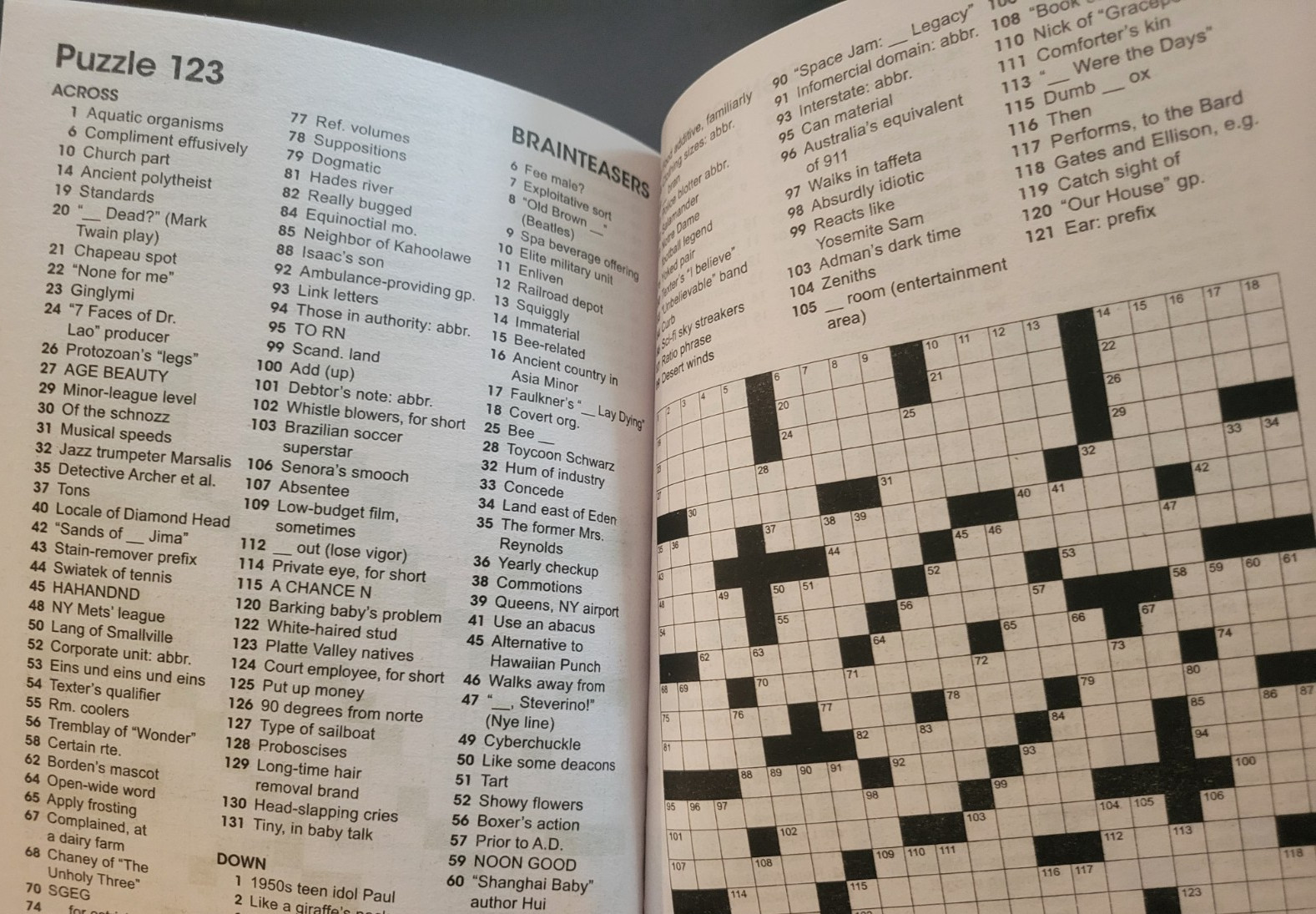 Lot of 3 Jumbo Crossword Books by Kappa -USA & 2 Superbs- 380+ Puzzle Challenges