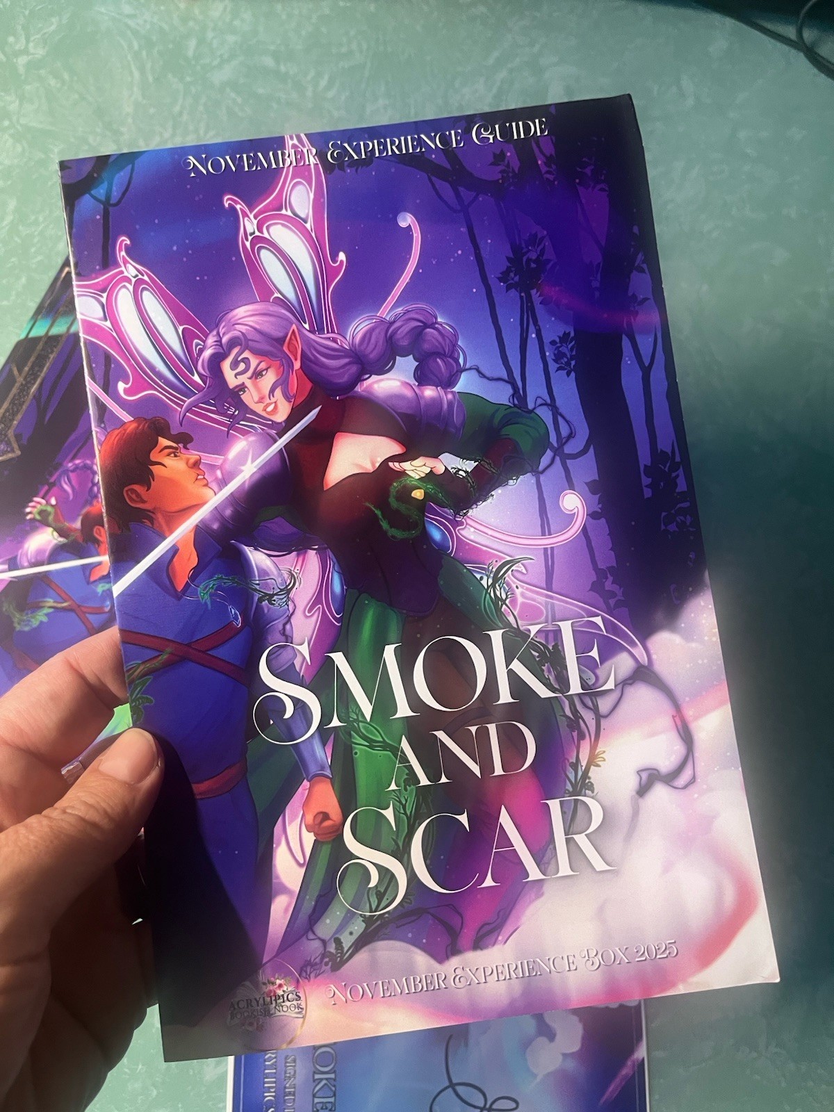 Smoke & Scar by Gretchen Powell Fox Acrylipics Special Edition With Signature