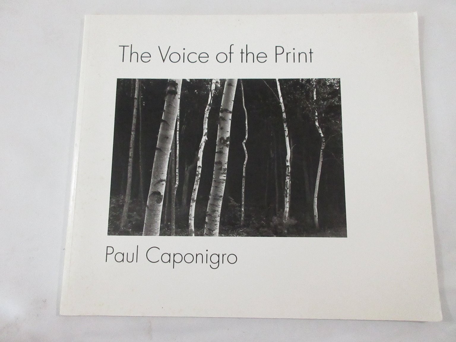 The Voice of the Print Paul Caponigro 1994 First Edition Signed Photography Muse