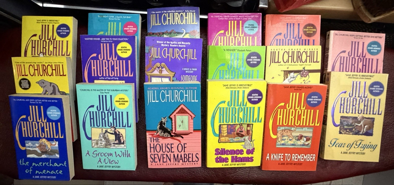 Jill Churchill A Jane Jeffry Mystery Book Collection 17 Books