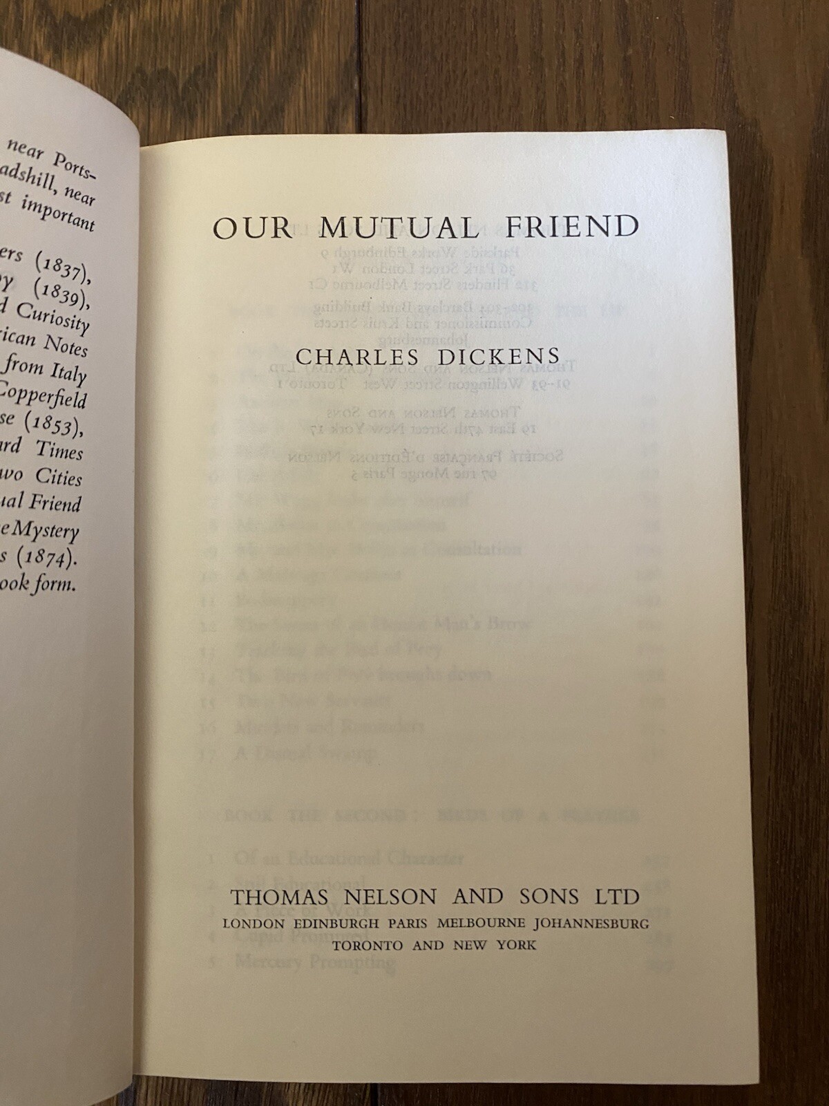 Charles Dickens c1933 Six Volumes Thomas Nelson and Sons