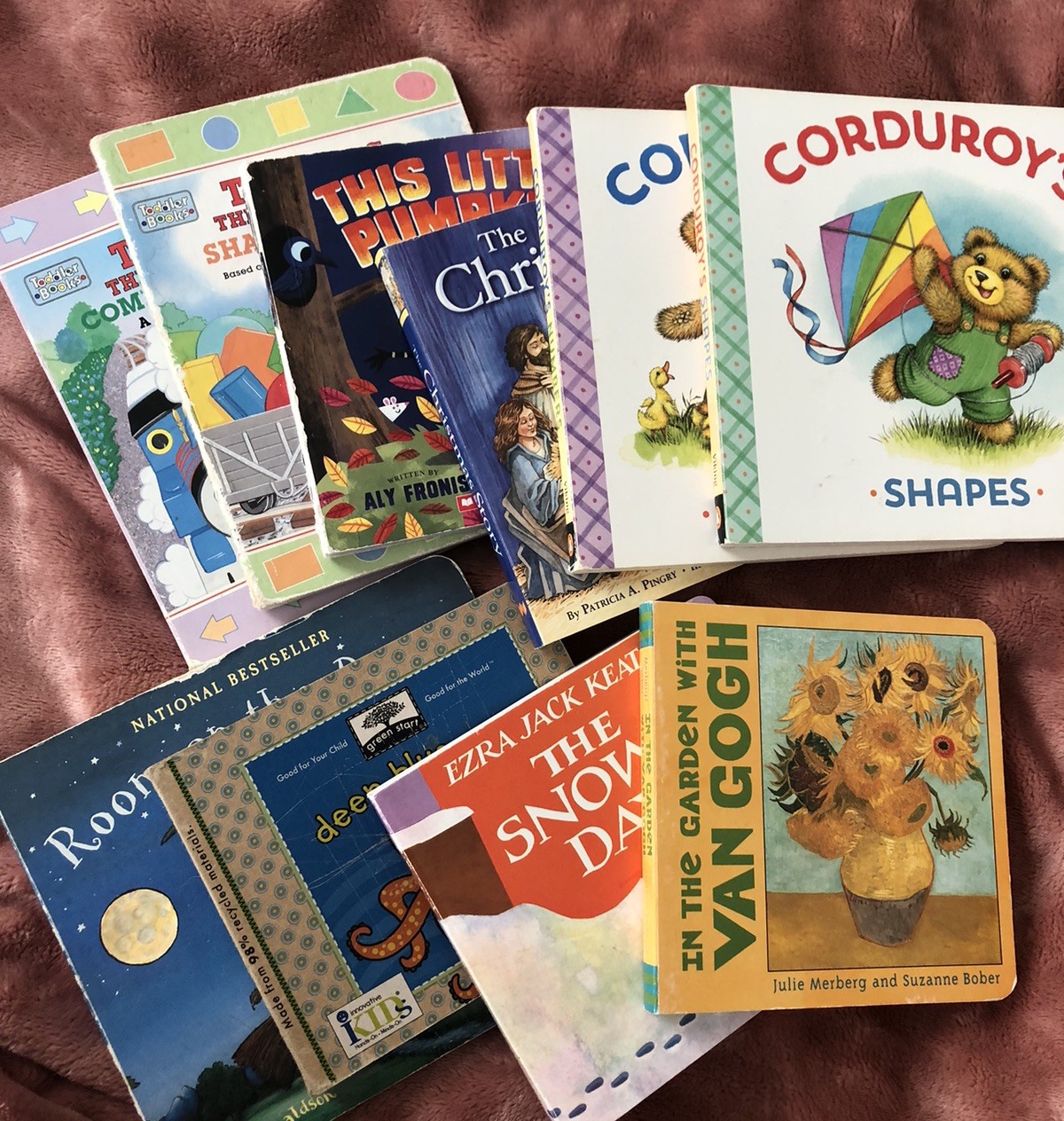 Lot of 10 Board Books for Toddlers / Kids/ Babies/ Preschool/ Daycare Used