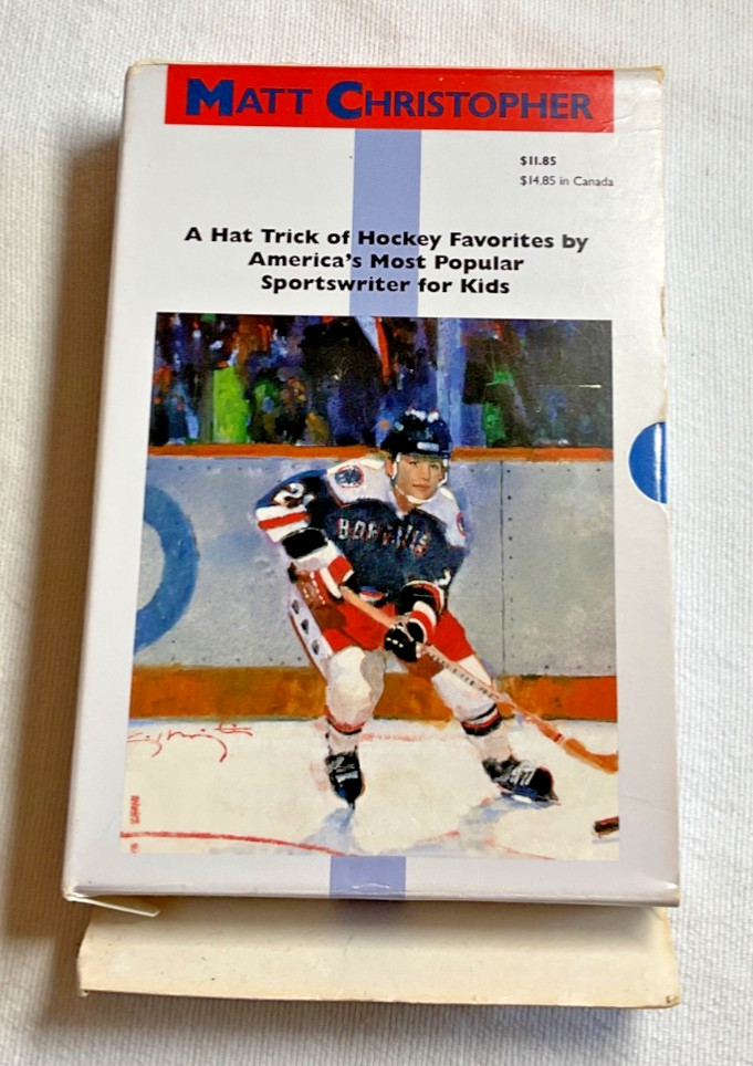 Hockey : Face-Off, Ice Magic, and Hockey Machine by Matt Christopher (1993, Hard