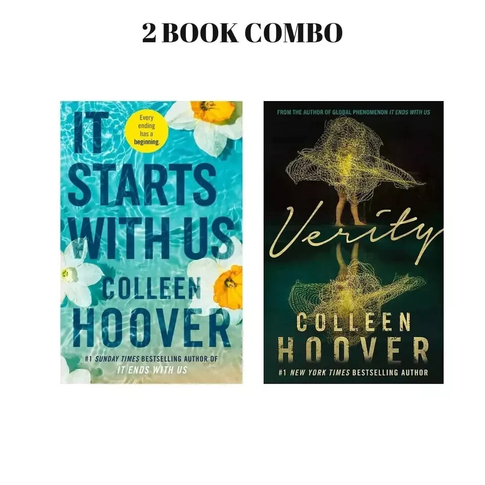 Set of 2 book It Starts With Us + Verity Combo offer Paperback free shipping