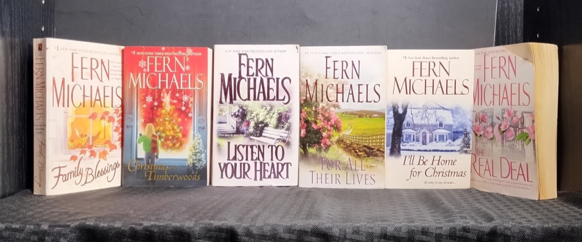 Fern Michaels Lot 6 PB Books Christmas Timberwoods Family Blessings Mixed Titles