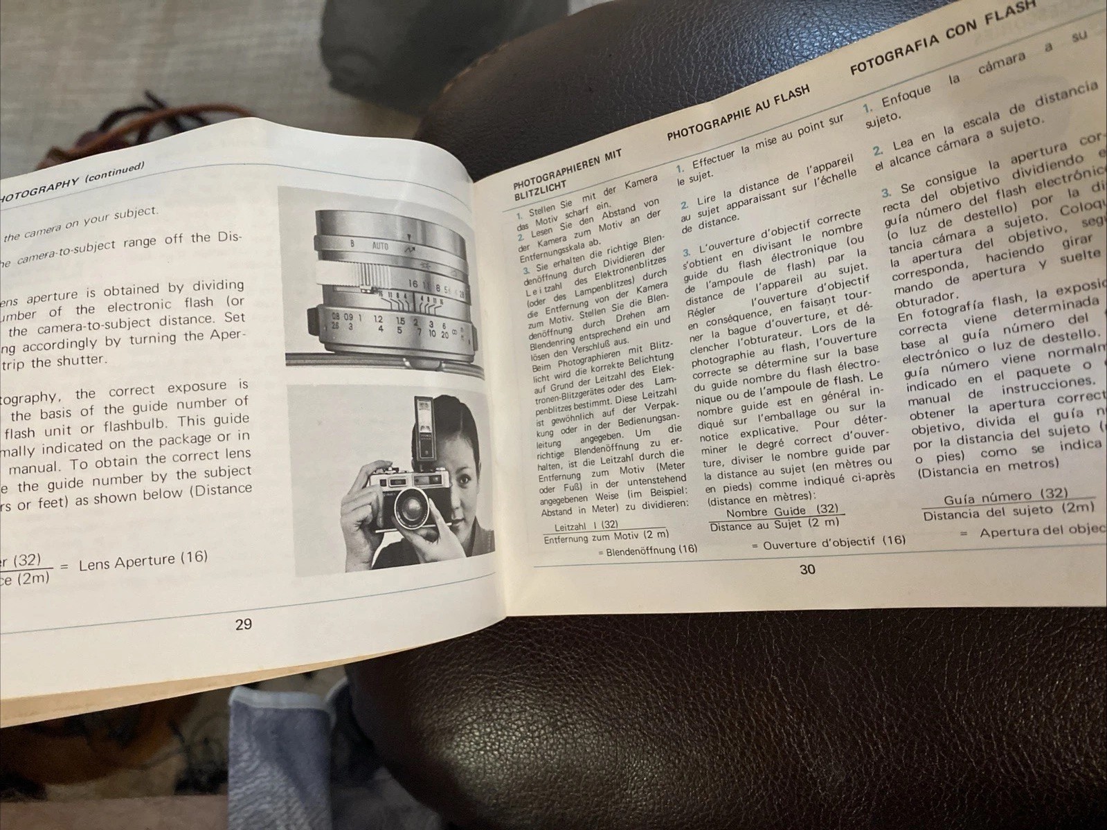 Yashica Electro 35 GSN/GTN 35mm Film Camera Owners Manual Instruction Booklet
