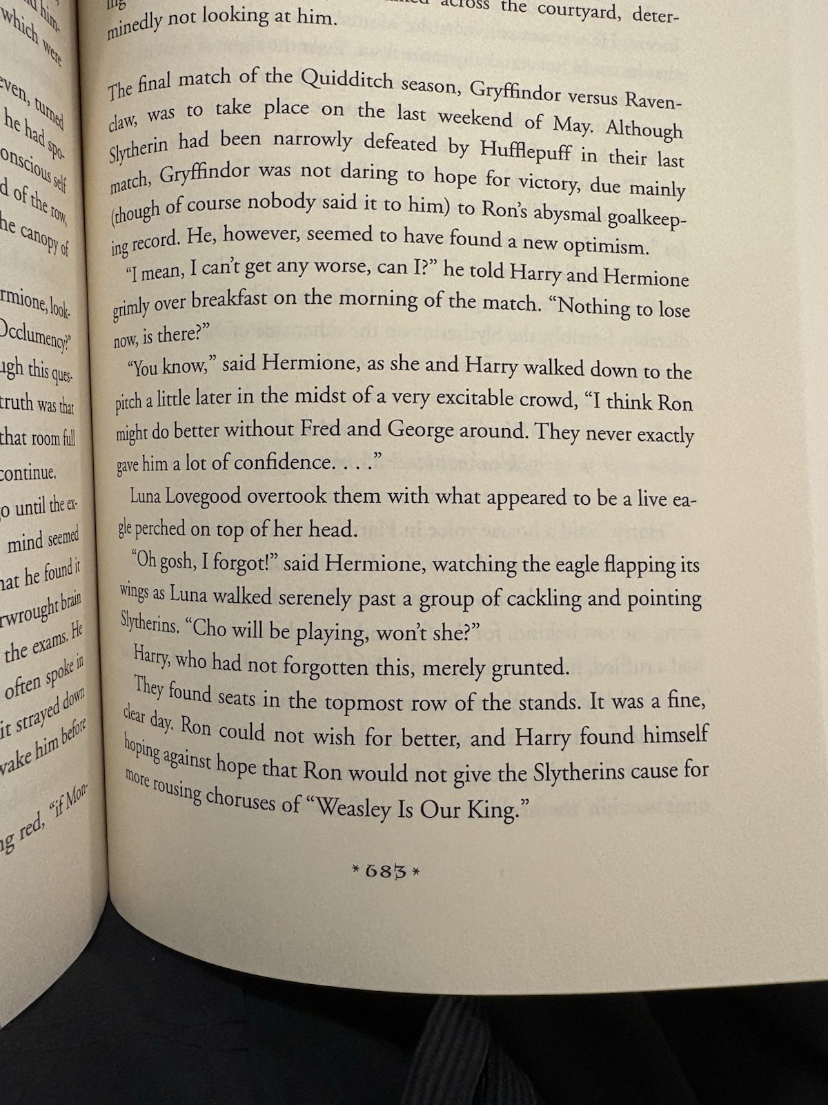 HARRY POTTER AND THE ORDER OF THE PHOENIX 1st Edition with Errors (page 683/684)