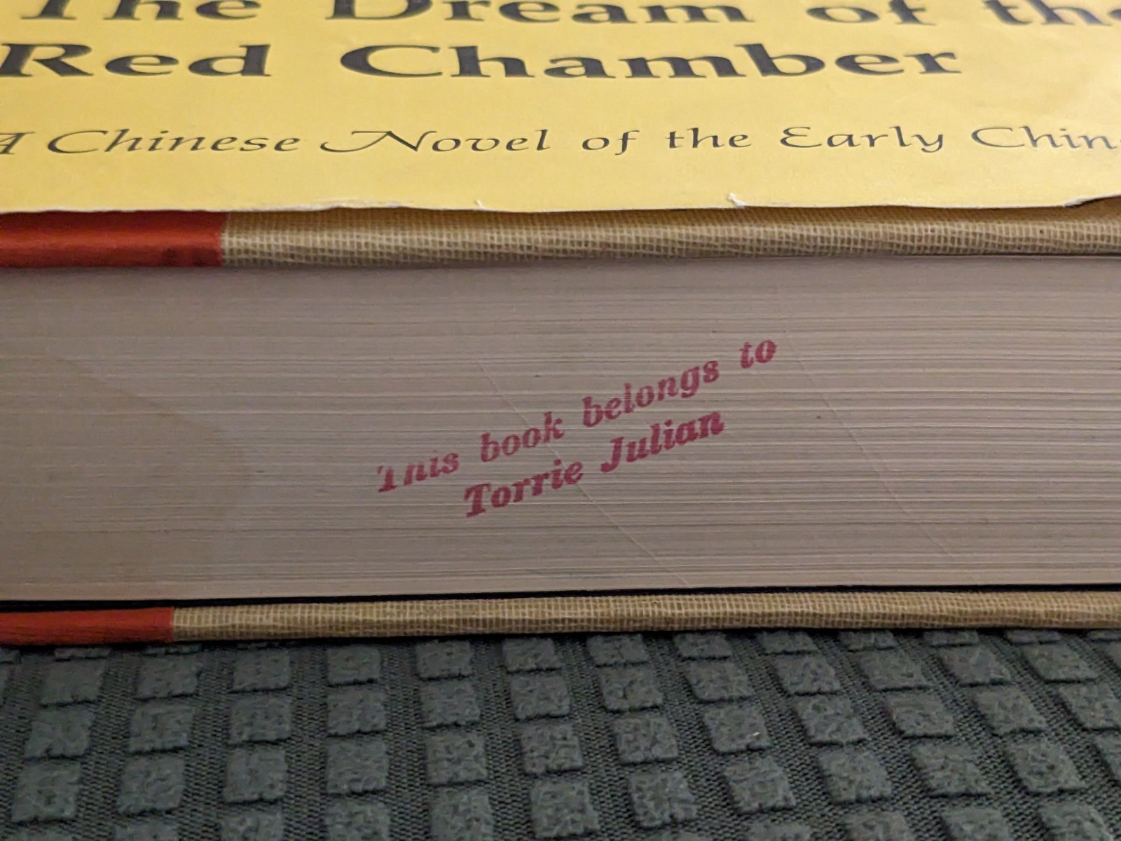 Pantheon Books The Dream of the Red Chamber Hardcover First Edition