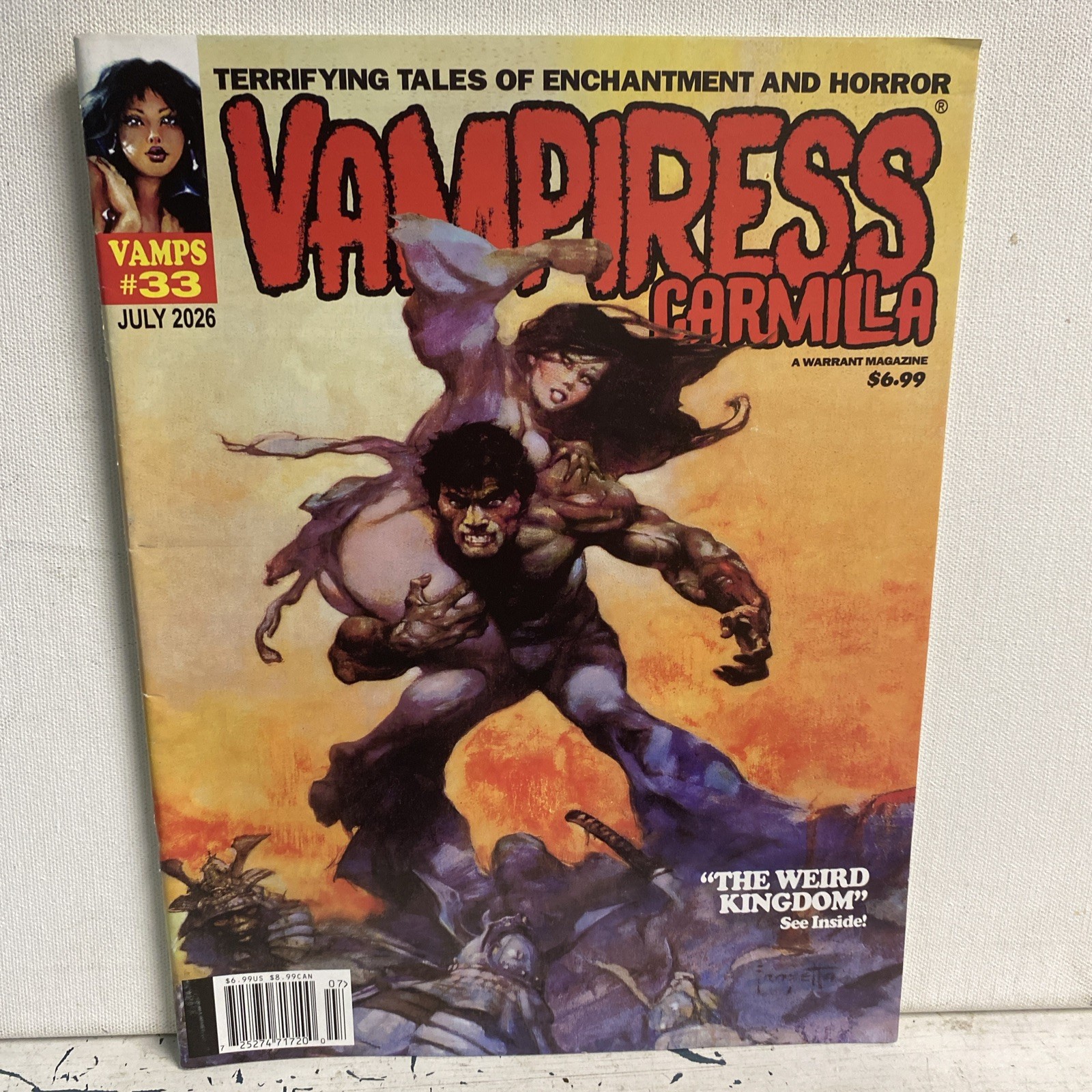 Vampiress Carmilla Comic Magazine Issue 33 2026 The Weird Kingdom