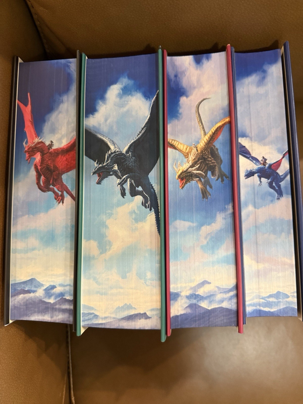 Eragon Series by Christopher Paolini – Broken Binding – SIGNED – Alt Jackets