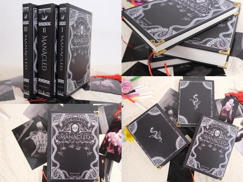 Manacled Book : Complete 3-Volume Hardcover Edition with Illustrations. Manacled