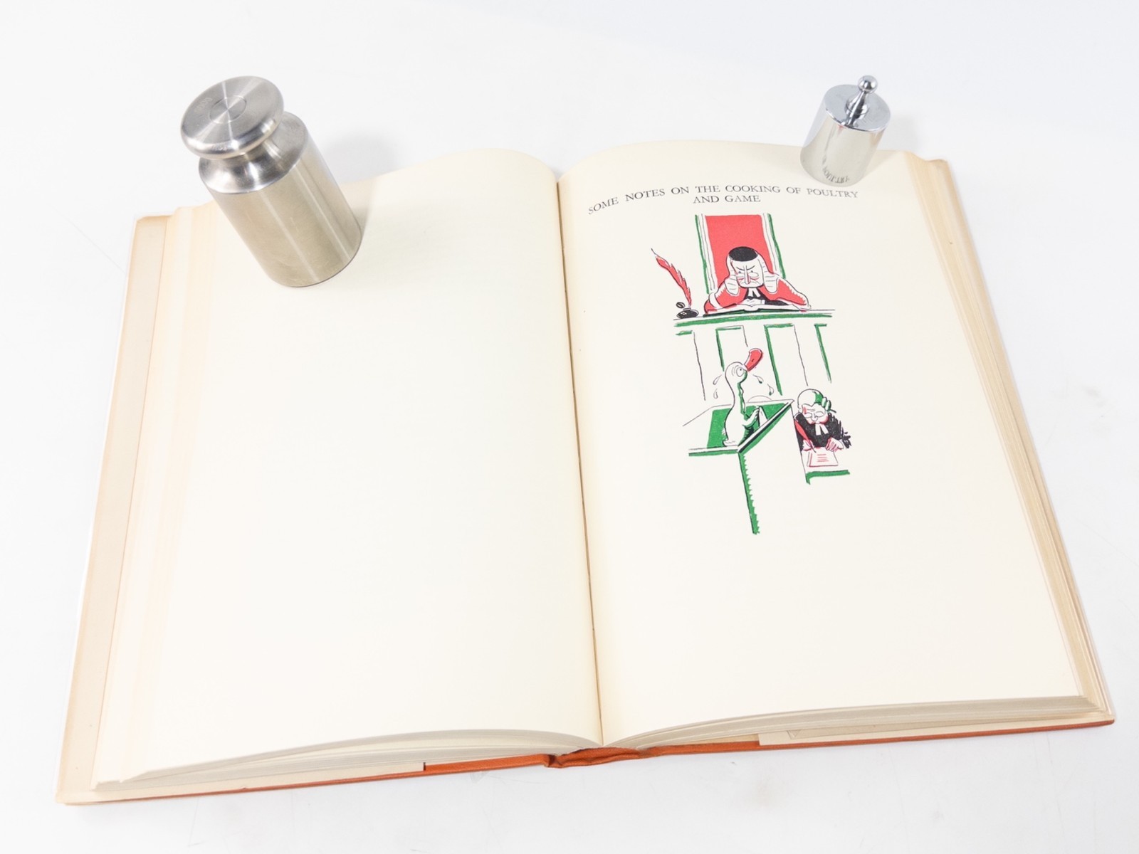 Gourmet’s Book of Food and Drink 1935 Macmillan Hendy Illustrations, EX HCDJ
