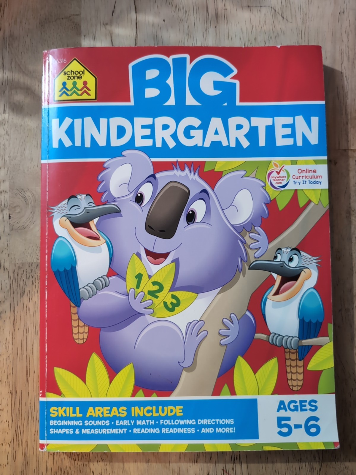 Big Kindergarten by School Zone Publishing Company Staff (2019, Trade Paperback)