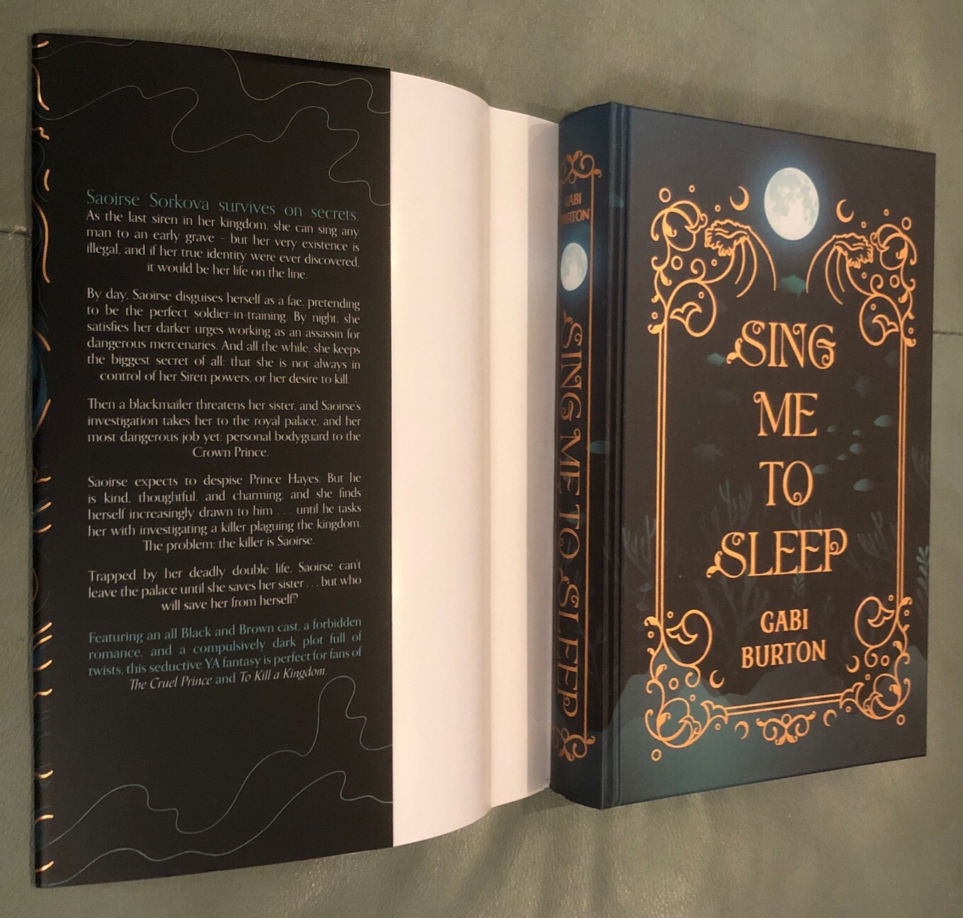 Sing Me to Sleep by Gabi Burton (2023, Signed, FairyLoot Edition)