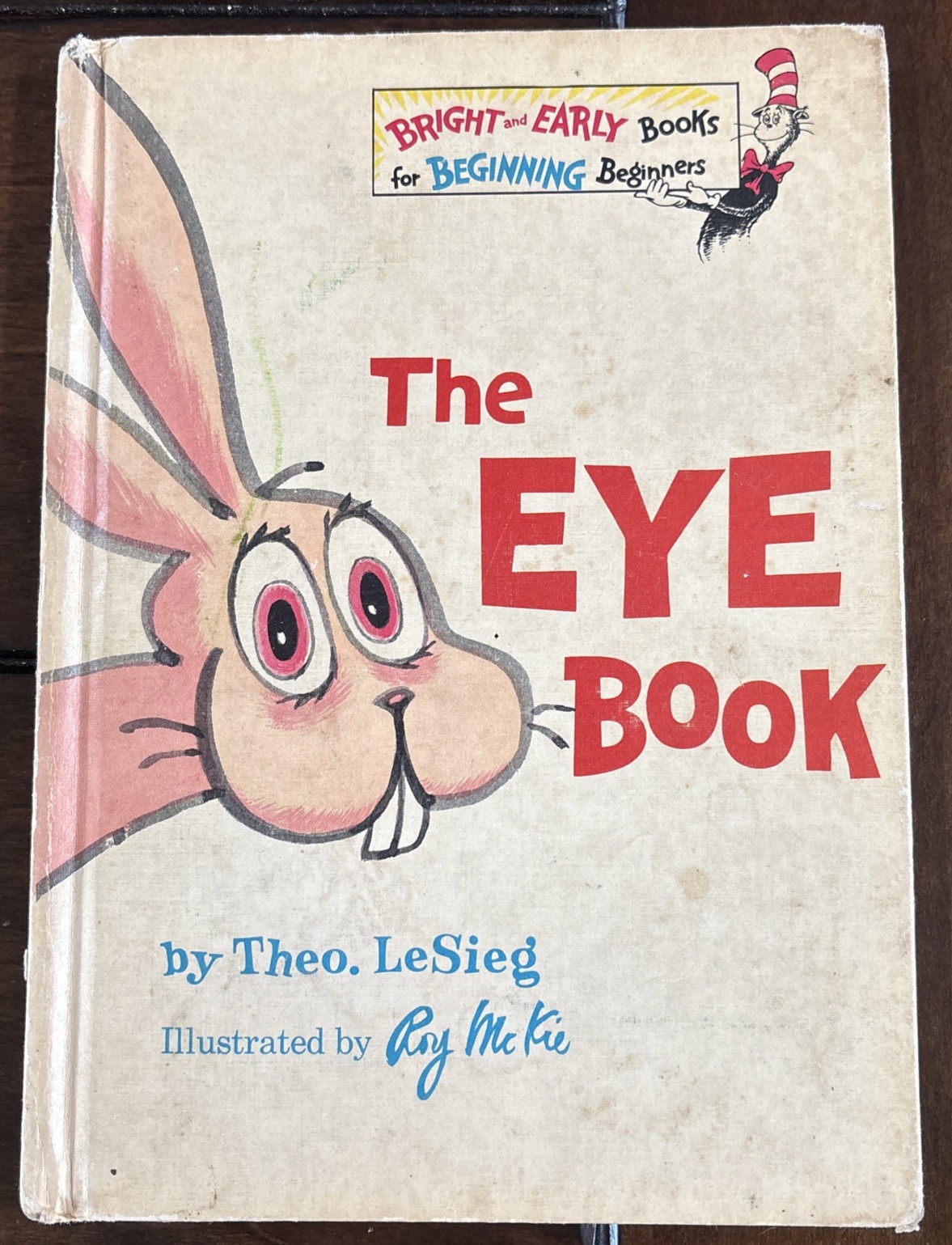 Vintage 1968 “The Eye Book” by Theo LeSieg (Dr Suess) Children’s Hardcover Book