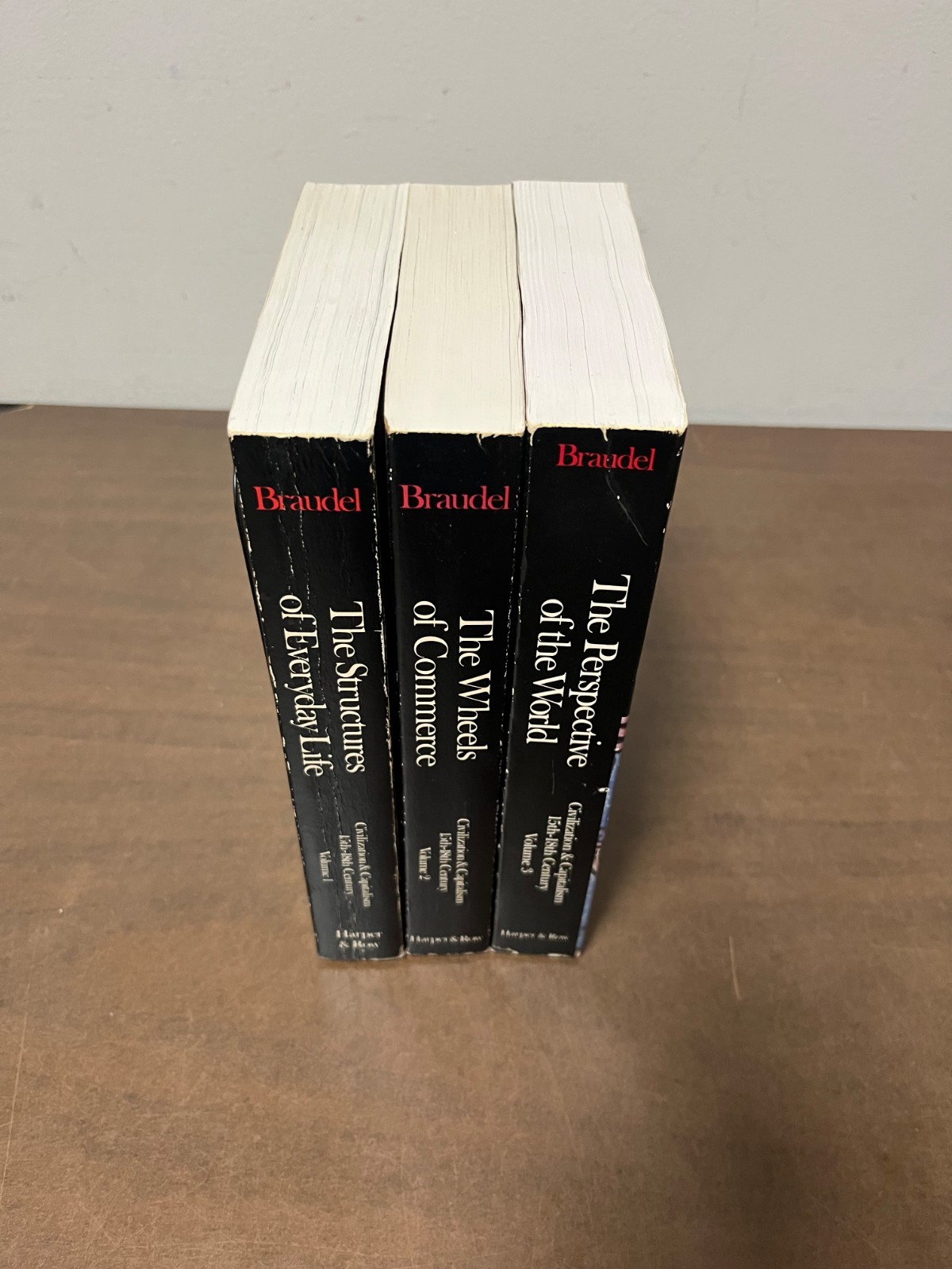 Fernand Braudel: Civilization & Capitalism Vol 1-3