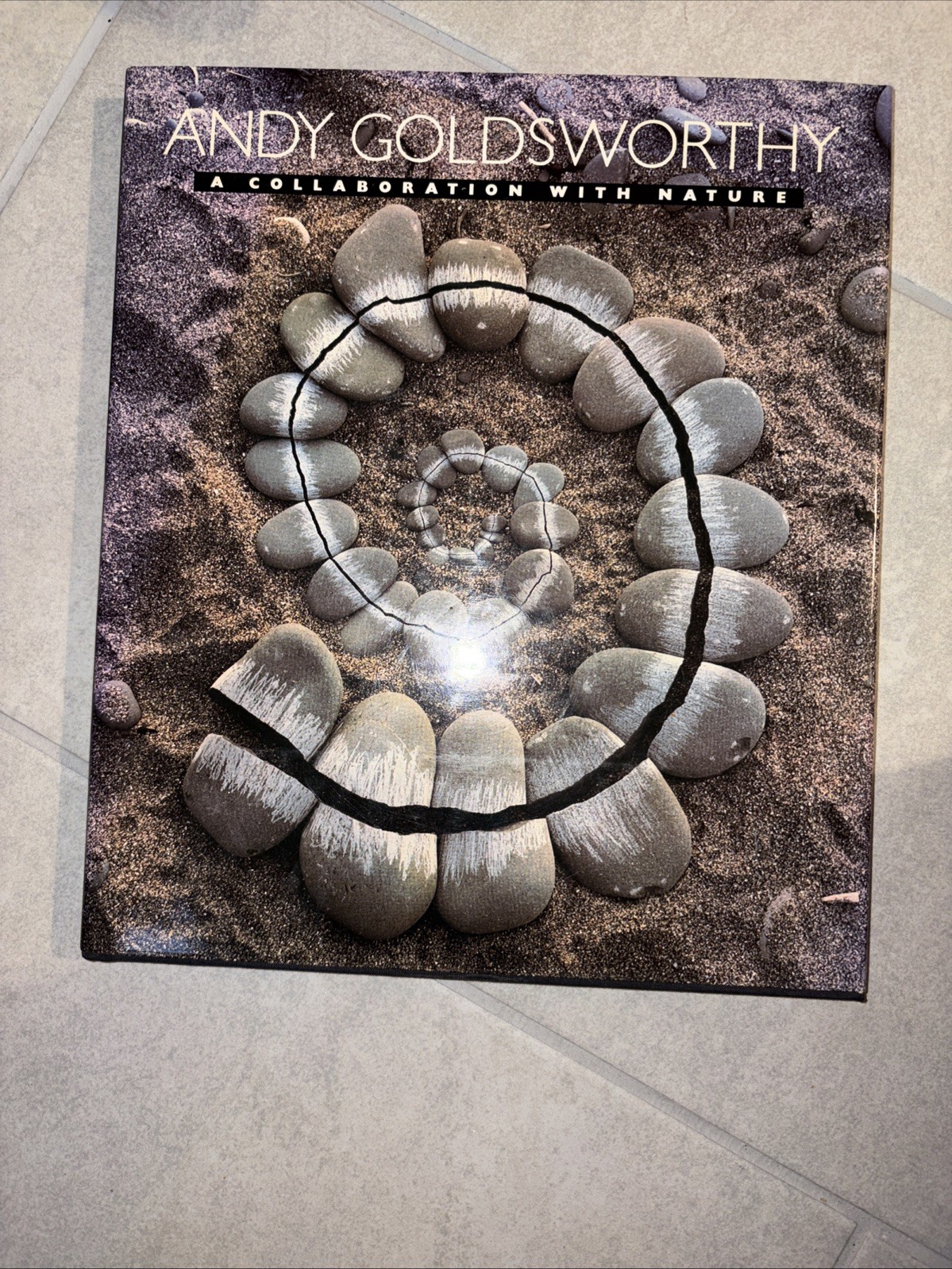 Andy Goldsworthy : A Collaboration with Nature Hardcover Very good