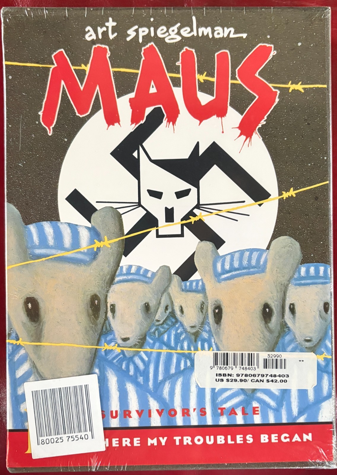 Maus I & II Paperback Box Set Art Spiegelman Brand New, Shrink-wrapped