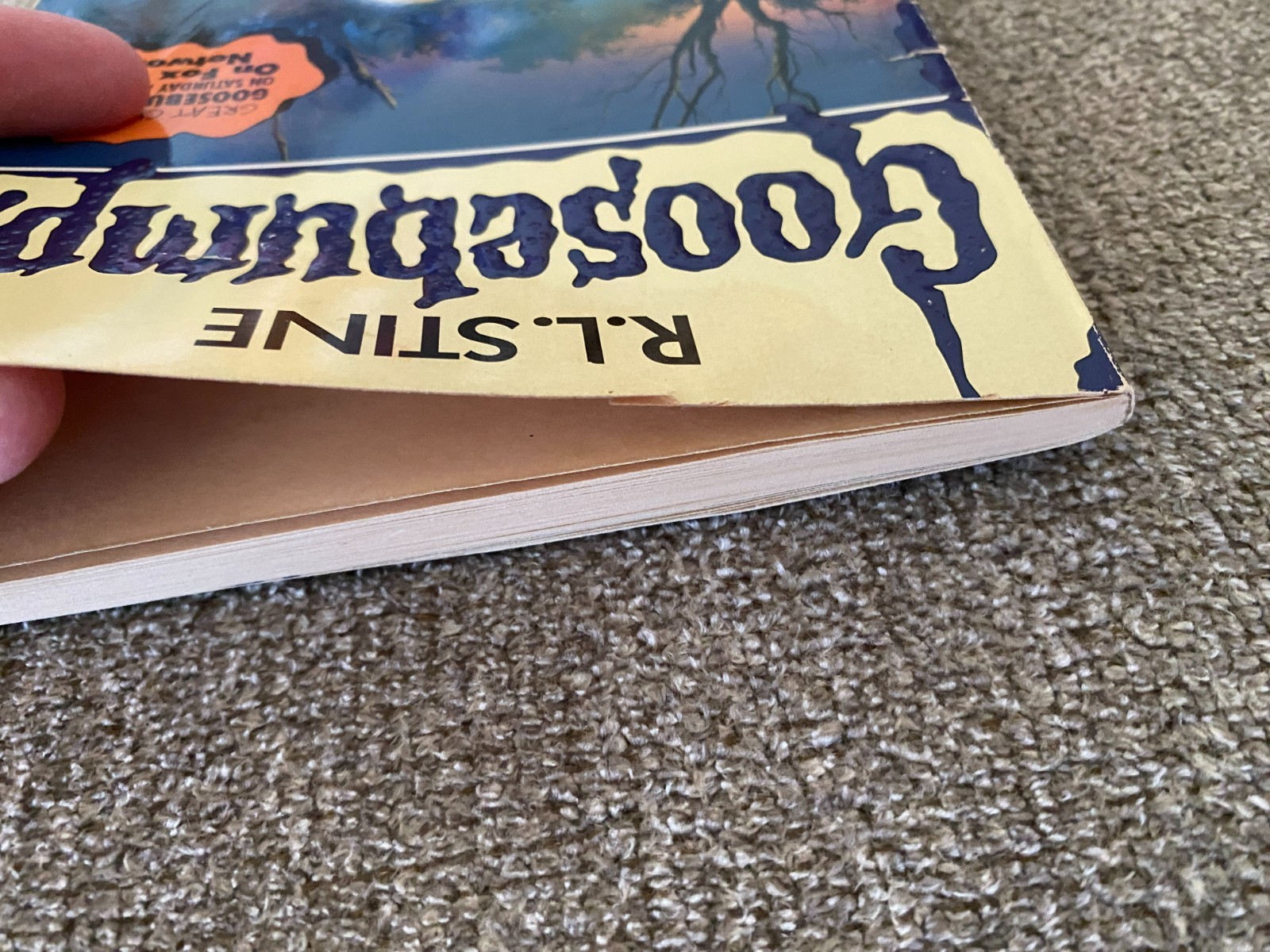 *Print Error* Thin Edition 1st print Goosebumps #56 The Curse of Camp Cold Lake