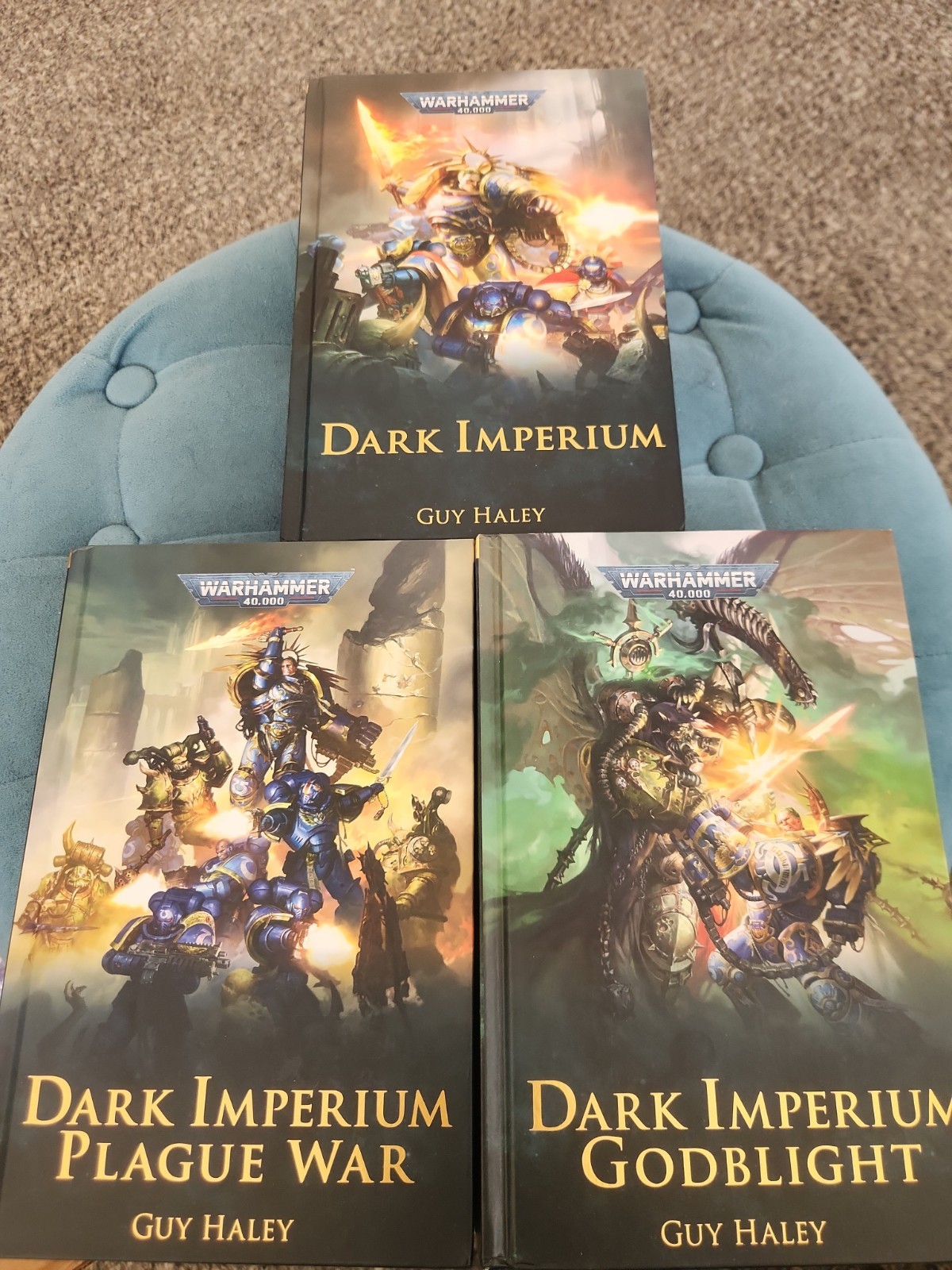 Black Library Warhammer 40k – Dark Imperium Trilogy by Guy Haley (Hardcover)