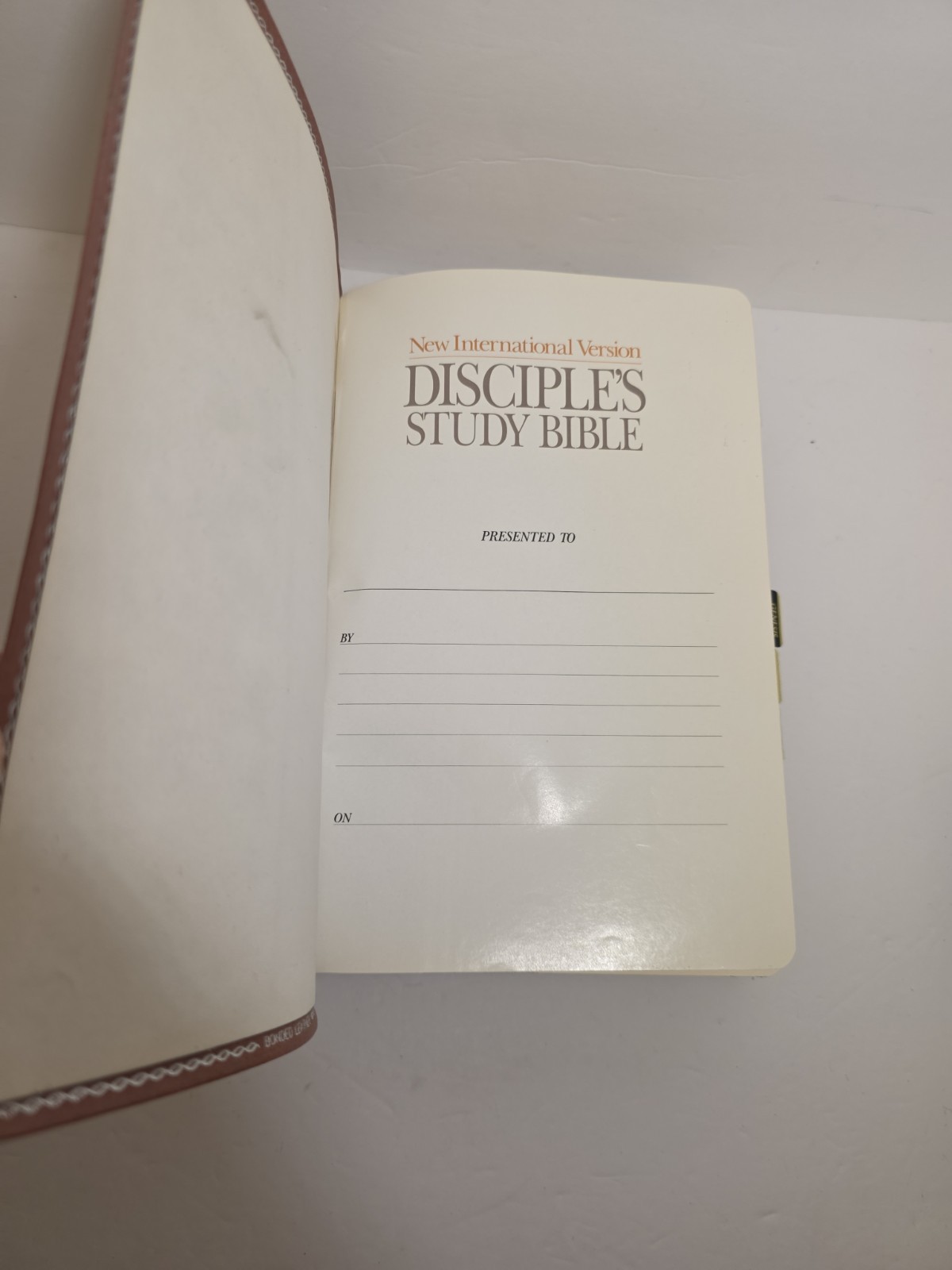 Disciple’s Study Bible NIV (1984) 1988 Holman Doctrines Helps Bonded Leather