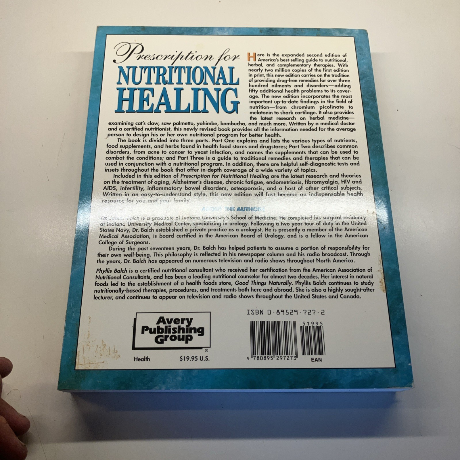 Prescription for Nutritional Healing : A Practical A-Z Reference to Drug-Free.