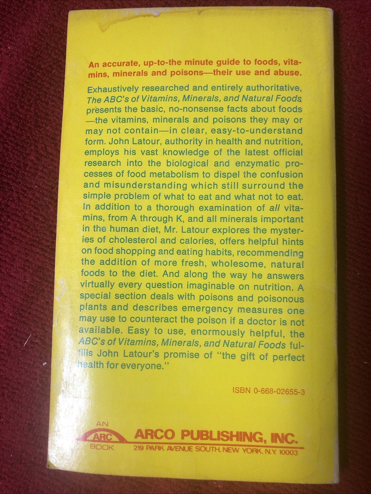 4 Expensive Mass Market Paperback Books ABC’s Of Vitamins , Vietnam Crisis, More