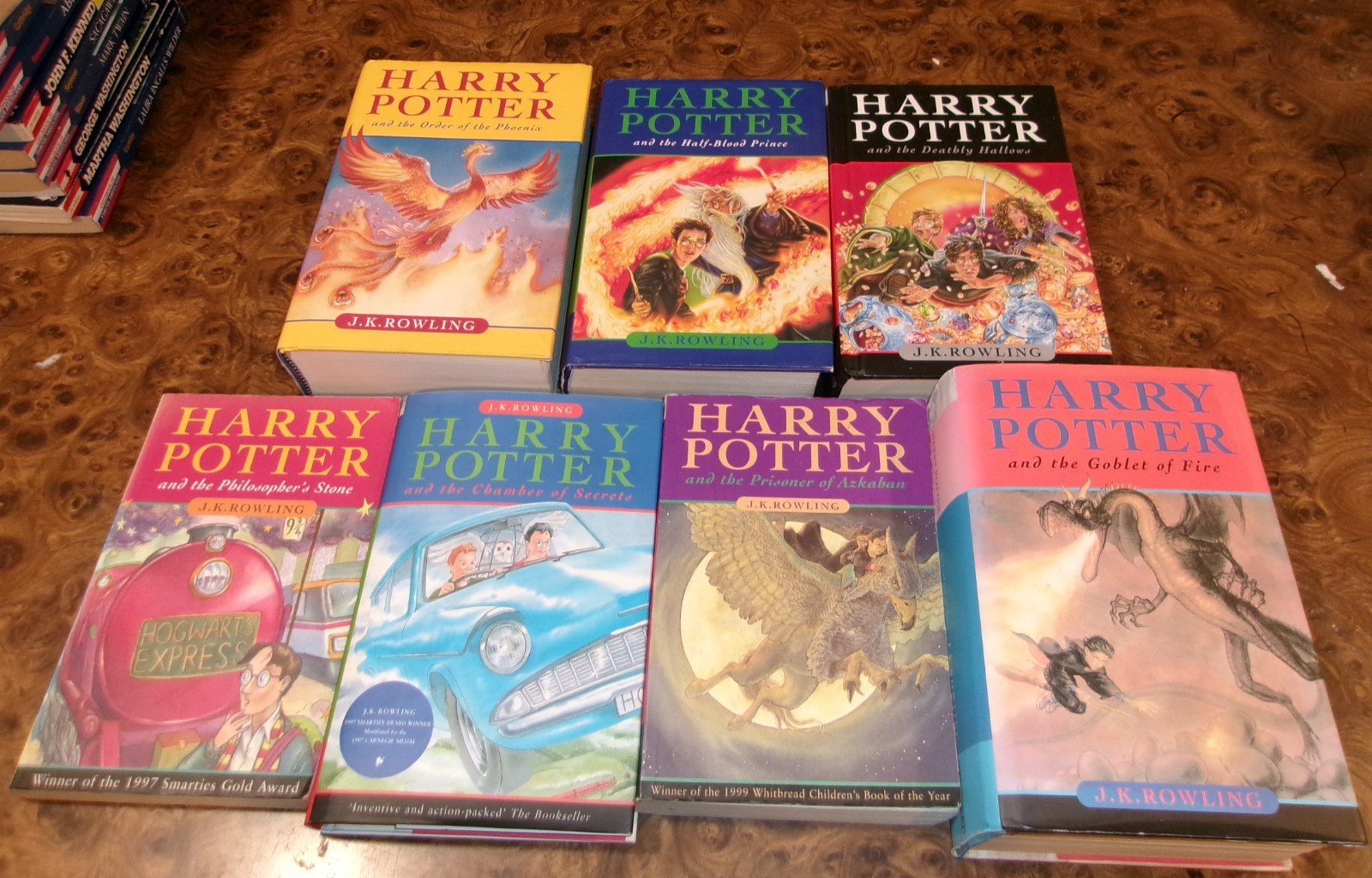 Complete Set British Harry Potter 1-7 Bloomsbury