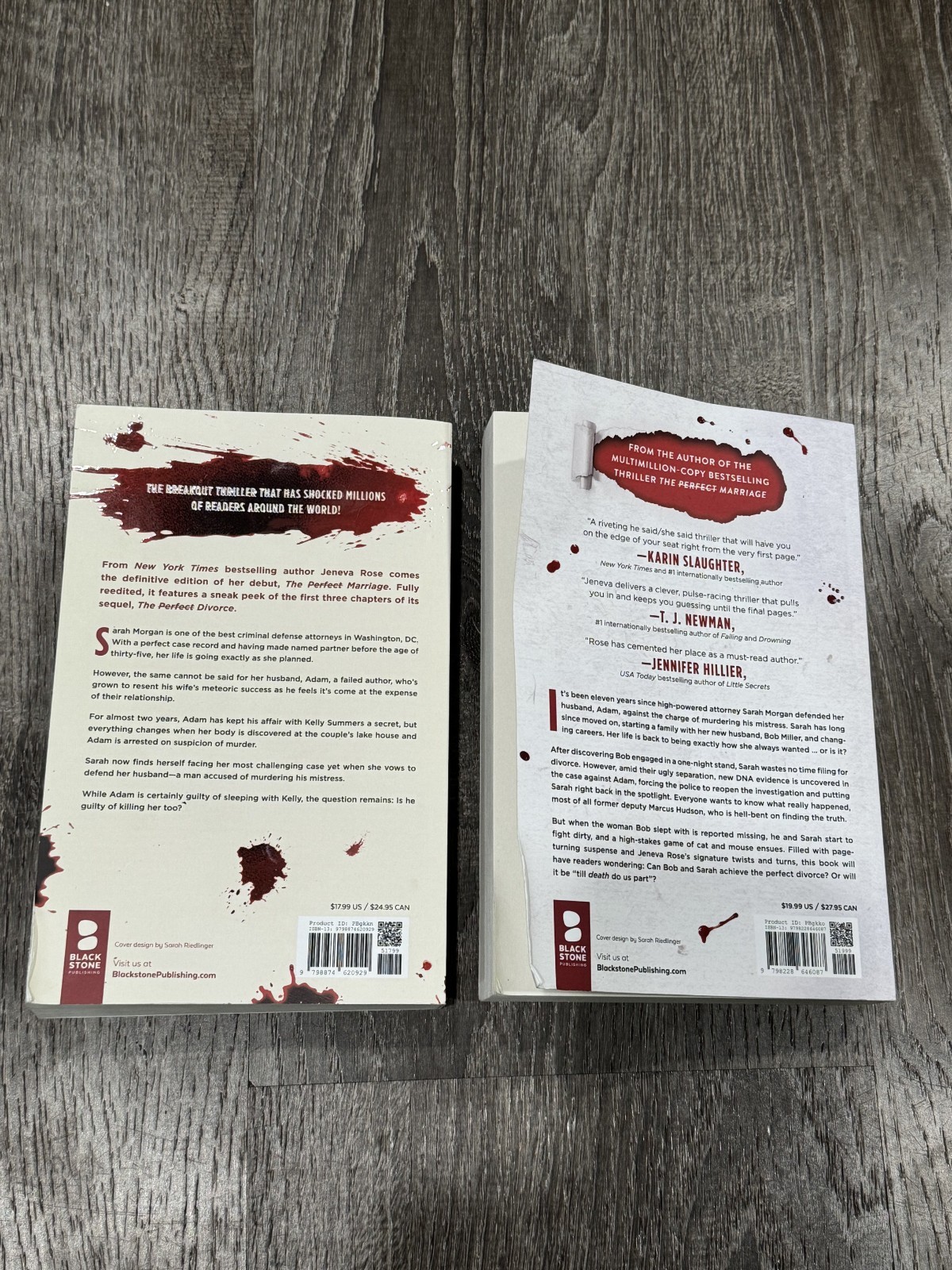 The Perfect Marriage & The Perfect Divorce- paperback Jeneva Rose