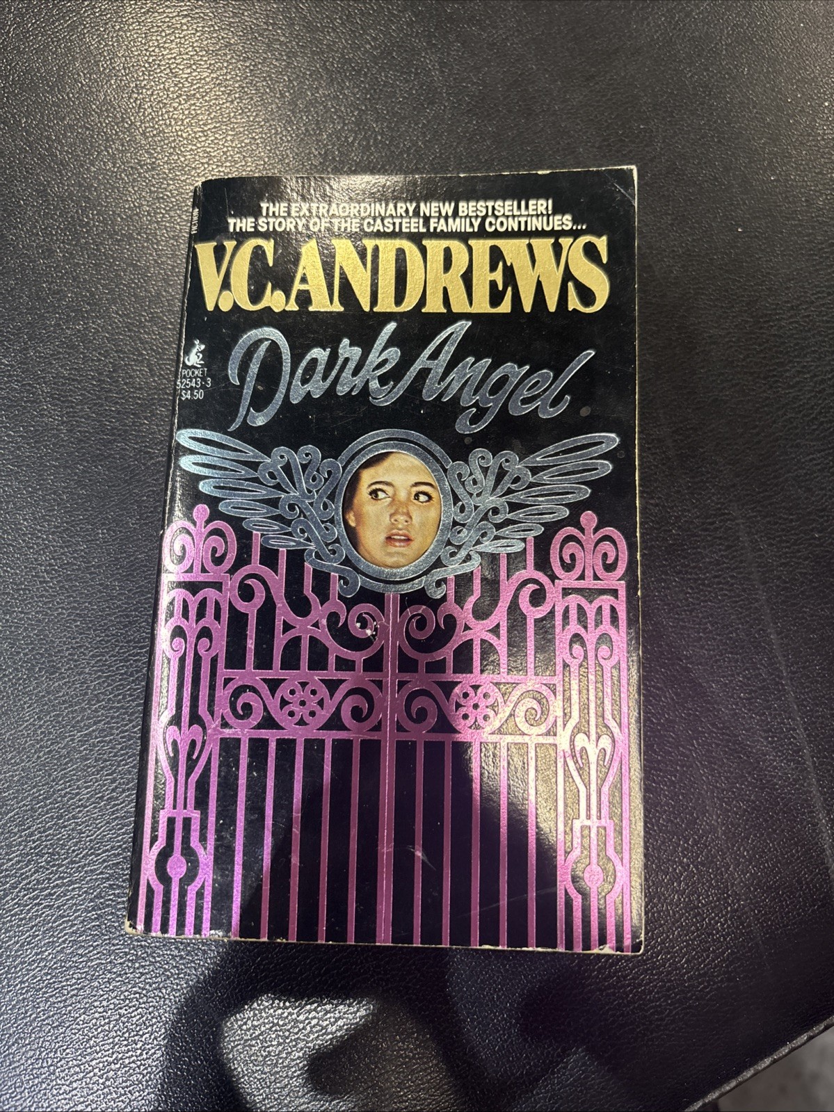 Dark Angel by V.C. Andrews (1st Paperback Printing, Keyhole Cover, 1986)