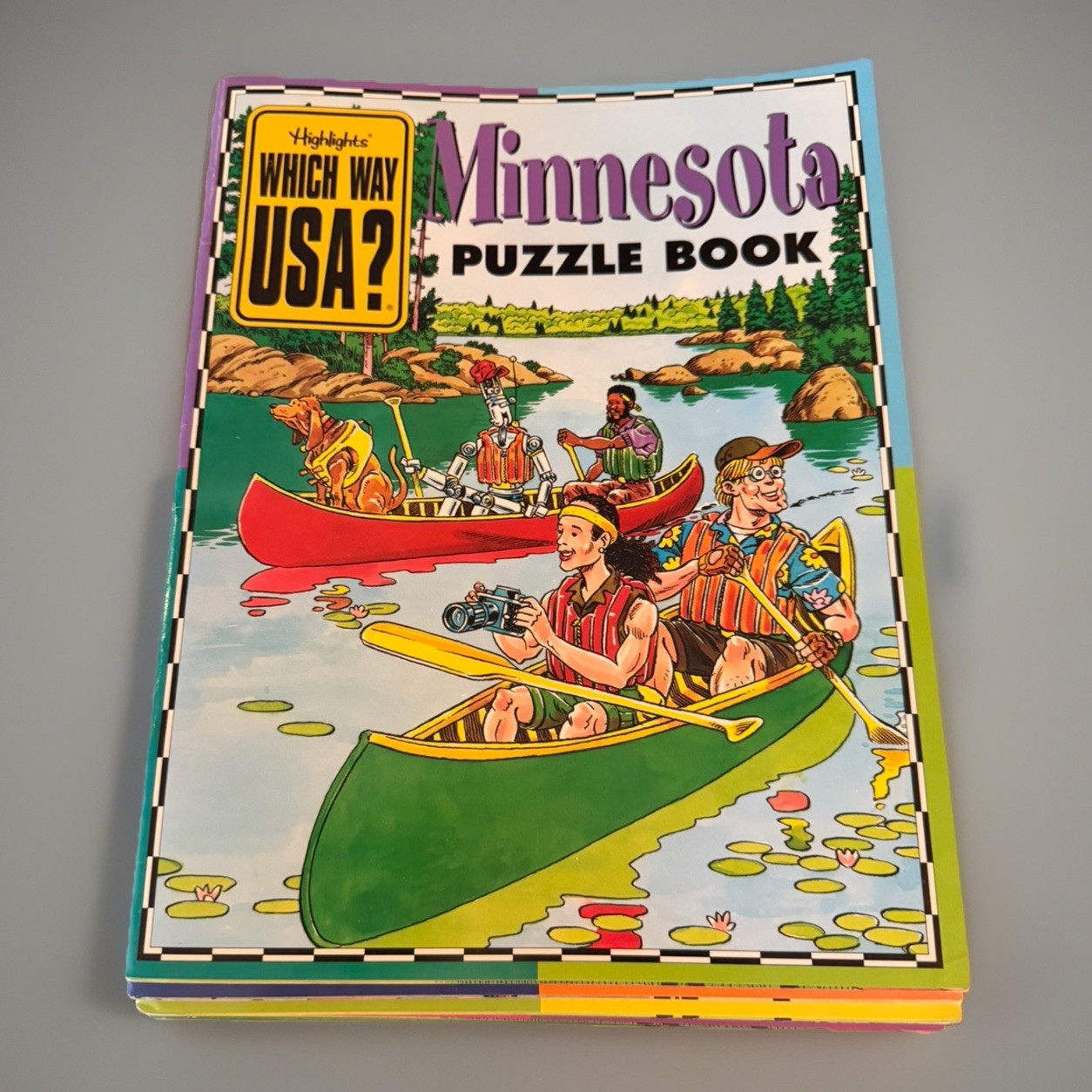 Highlights Which Way USA? State Puzzle Books – Mixed Lot of 42 – Maps 27 ✨