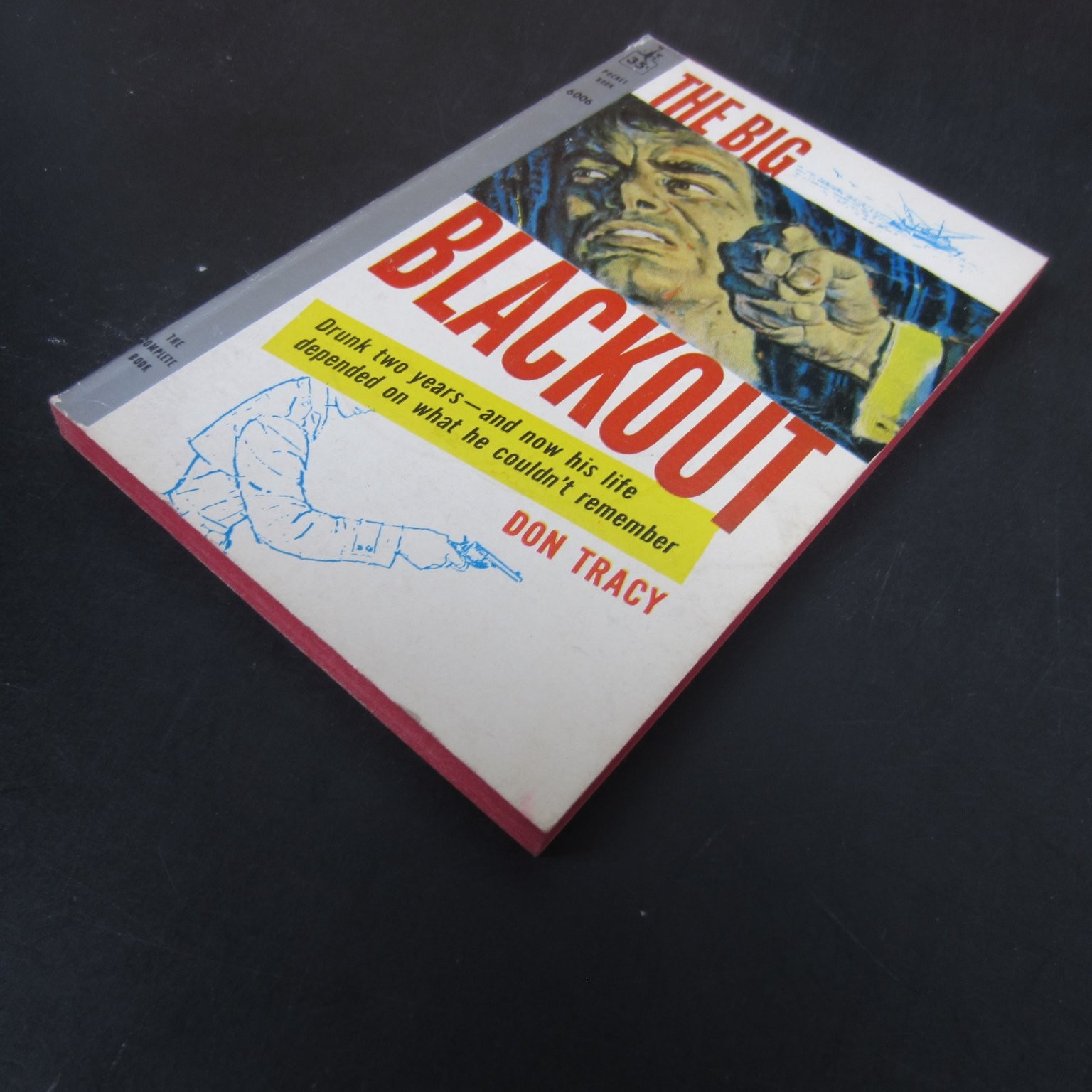 The Big Blackout Don Tracy 1960 1st Printing Pocket Book 6006 Vintage Mystery PB