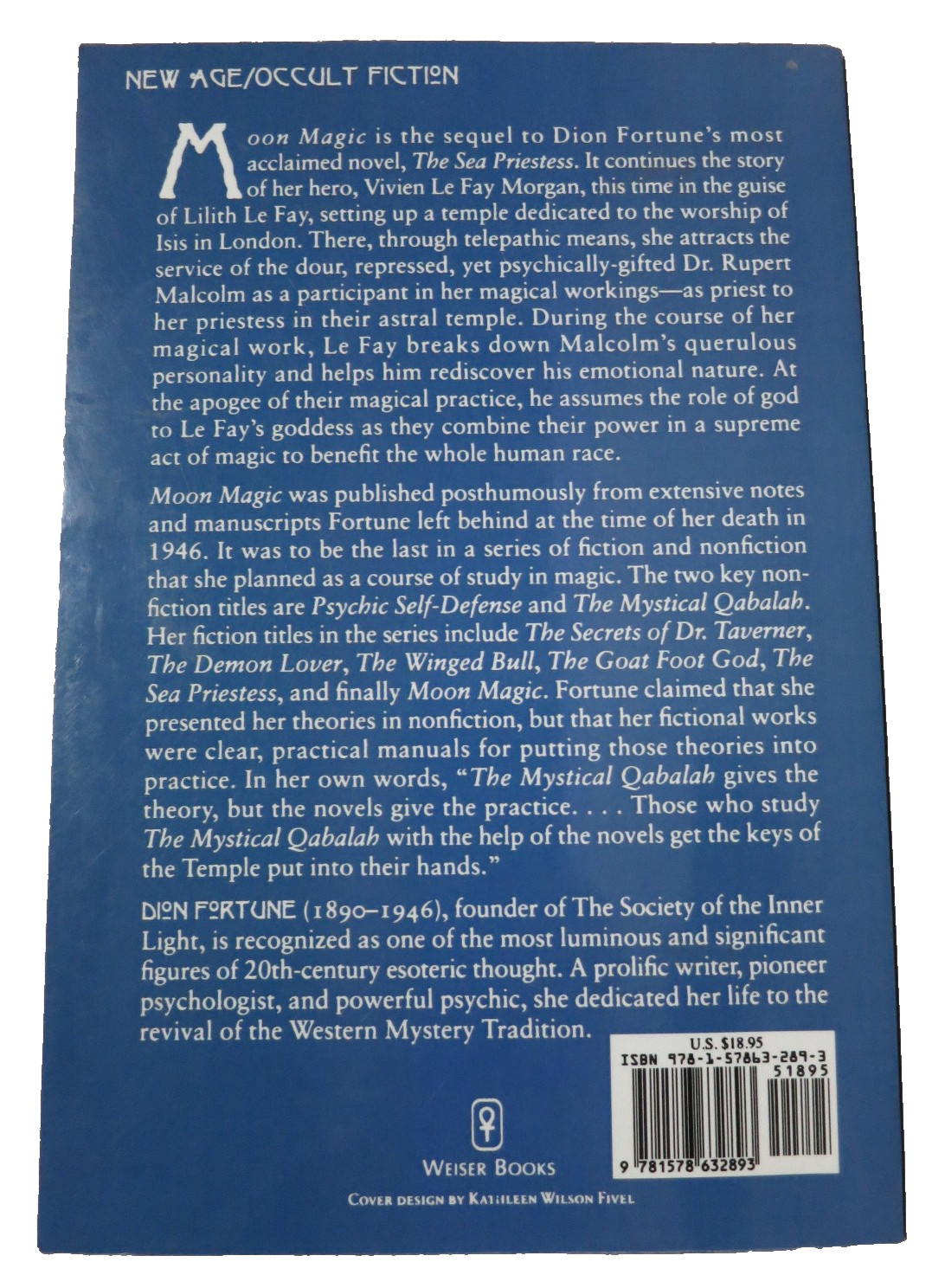 Moon Magic by Dion Fortune 2003 Occult Classic Trade Paperback
