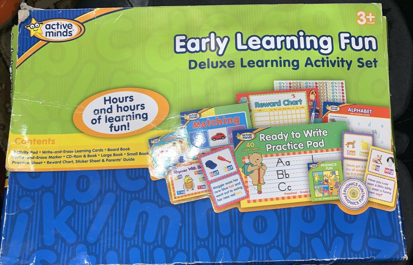 Early Learning Fun – Deluxe Learning Activity Set – Active Minds – Ages 3+