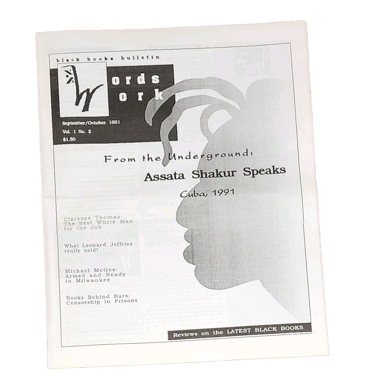 Black Books Bulletin From The Underground Assata Shakur