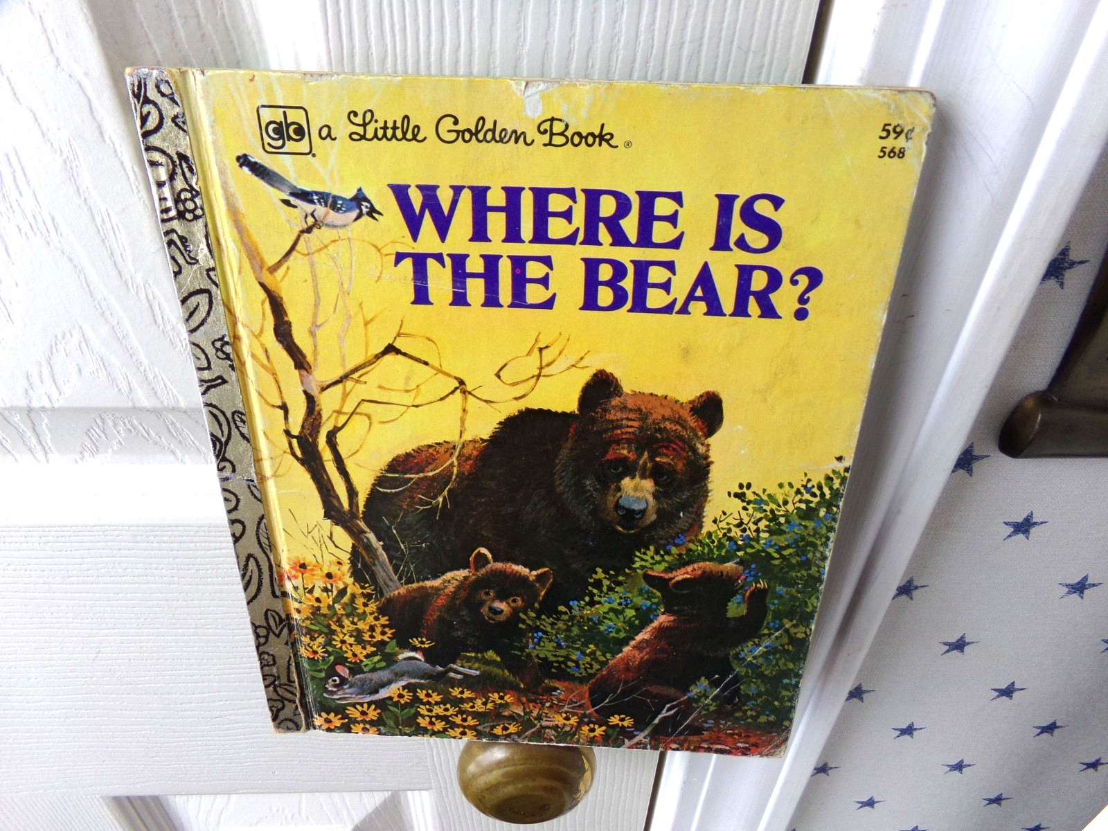 Where is the Bear? Betty Hubka Crawford Vtg A Little Golden Book 1978 1967 568