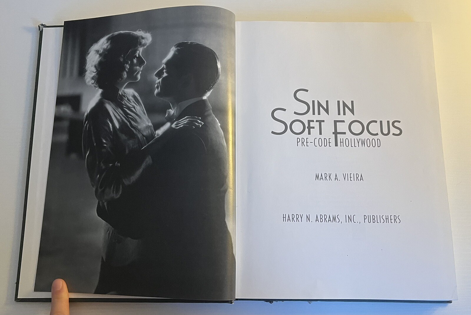 Sin in Soft Focus: Pre-Code Hollywood by Mark Vieira, HC, 1999 (No Dust Jacket)