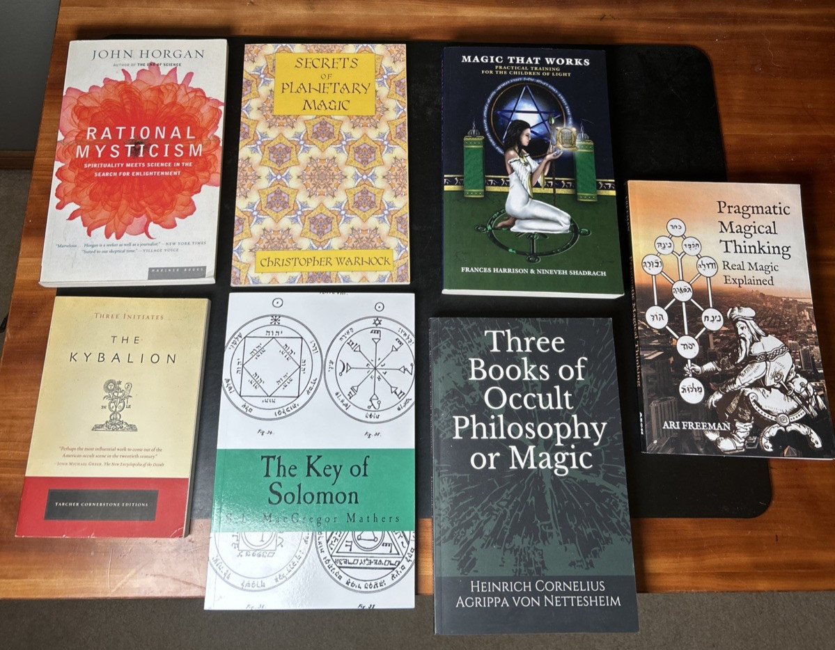 Lot Of Occult Books – Mathers Key Of Solomon, Planetary Magic, Agrippa