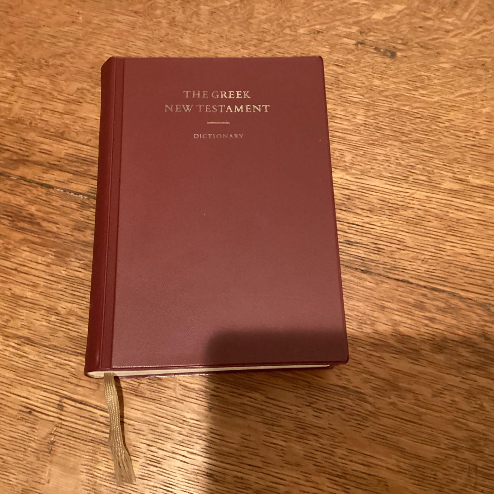 The Greek New Testament Dictionary United Bible Societies 1968 2nd Ed. Pre-owned