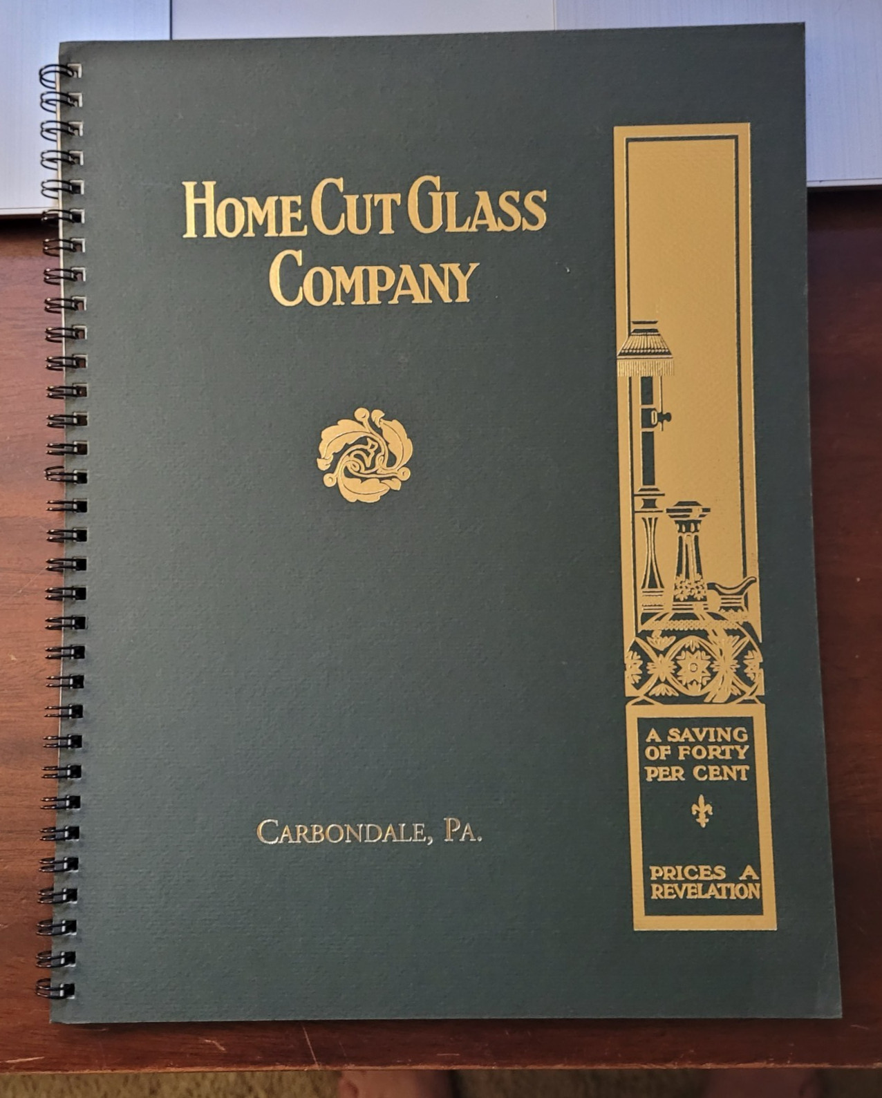 Home Cut Glass Company Catalog – American Cut Glass Assoc. Reprint 1999