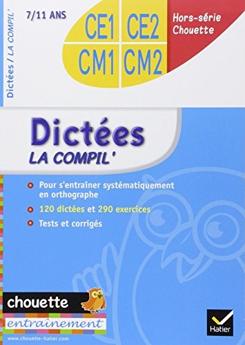 Dictées La compil’ CE1, CE2, CM1, CM2 by Valle, Sophie Book The Fast Free