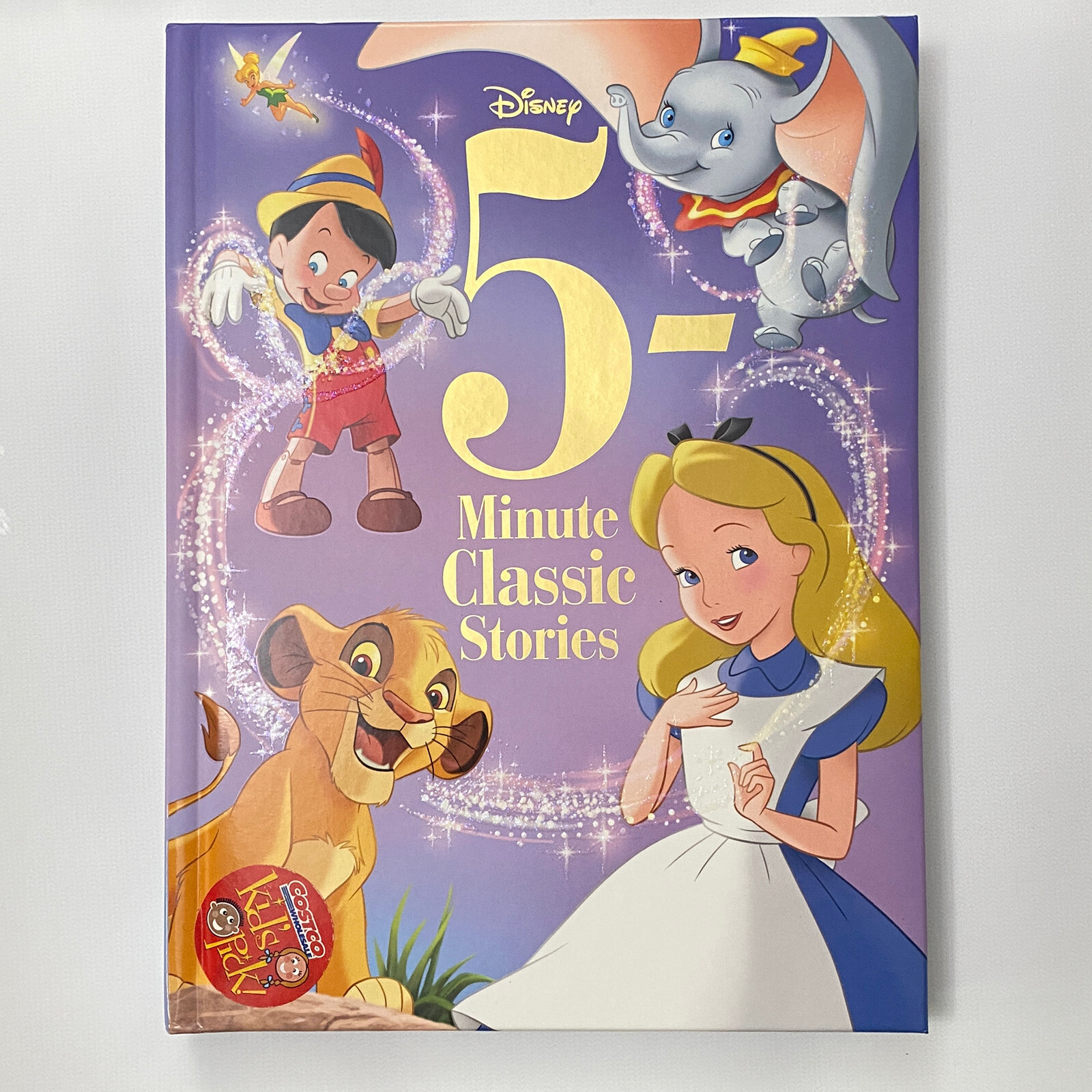 Disney Classic 5-Minute Stories Book 188 Pages Age 3+ New Lion King Dumbo Alice